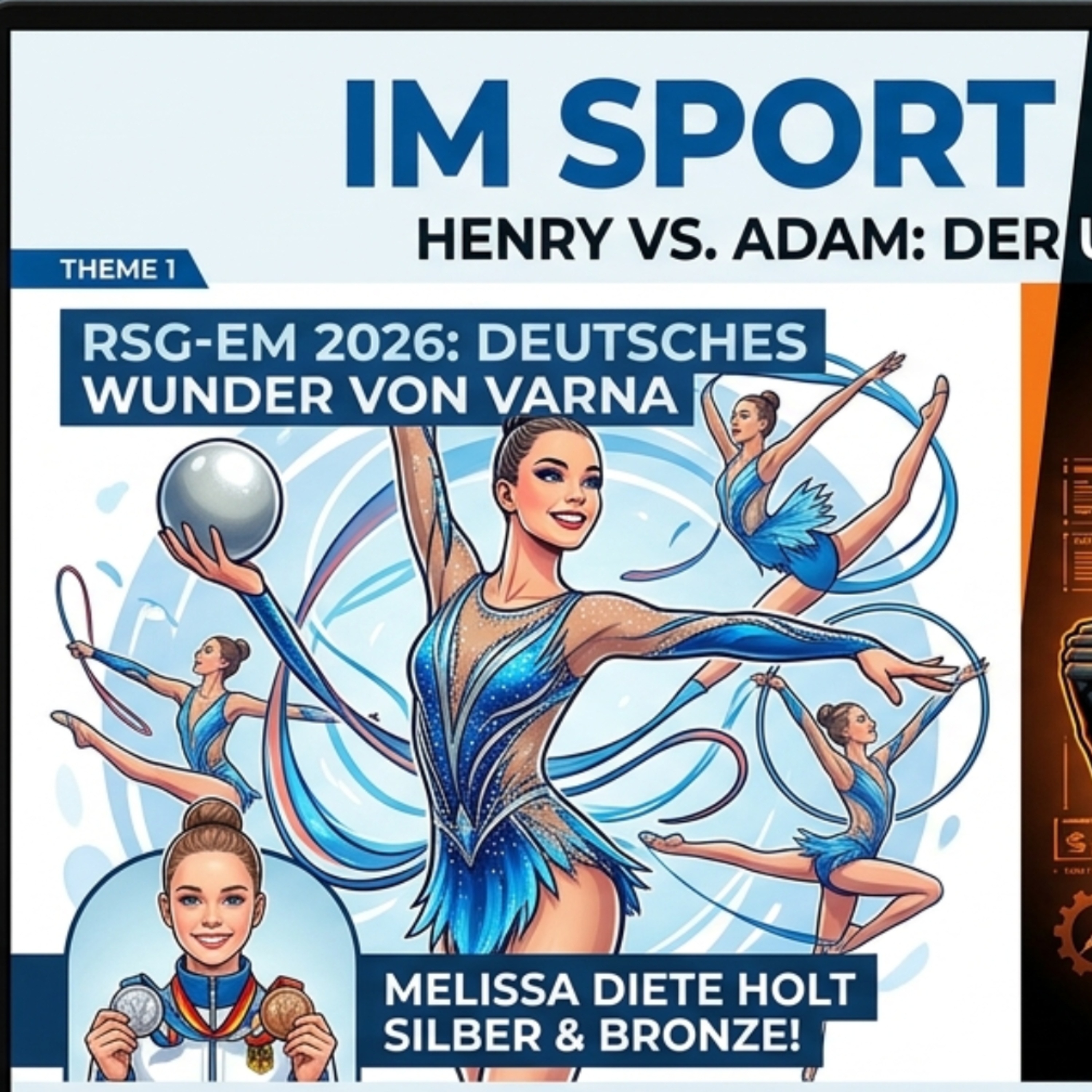 Im Sport gehört! - Folge 11 - RSG-EM in Varna - Aufstrebender Stern 🌟 auf dem Teppich?  episode artwork
