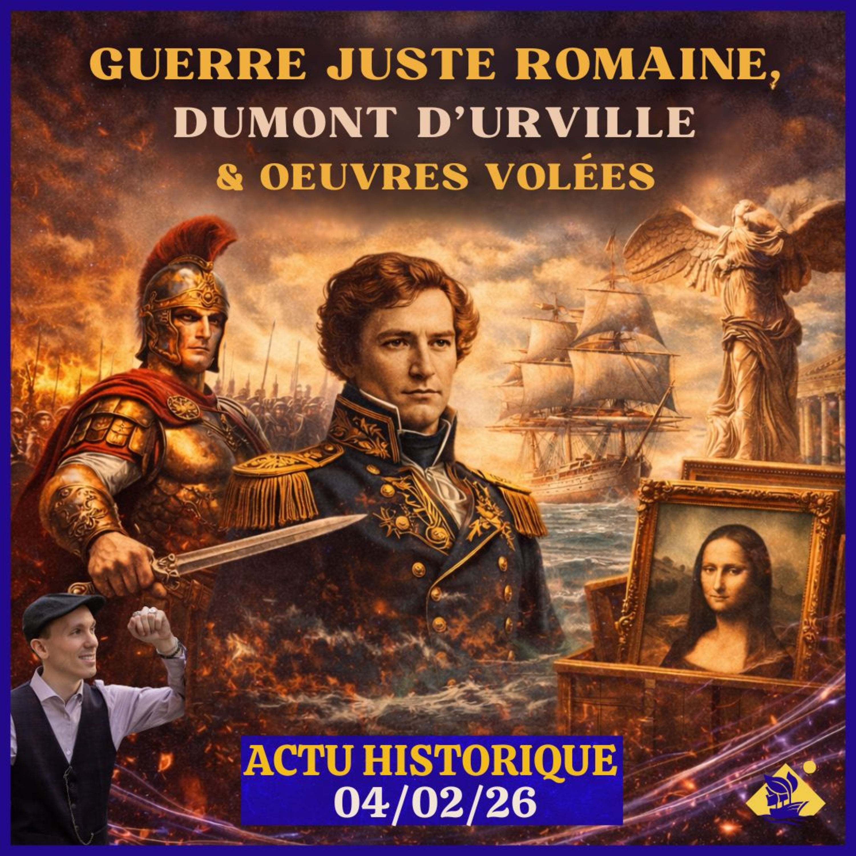 C'est quoi une guerre juste à la romaine ? Dumont d’Urville - Œuvres volées - Live l'Actu 04/02/26 episode artwork