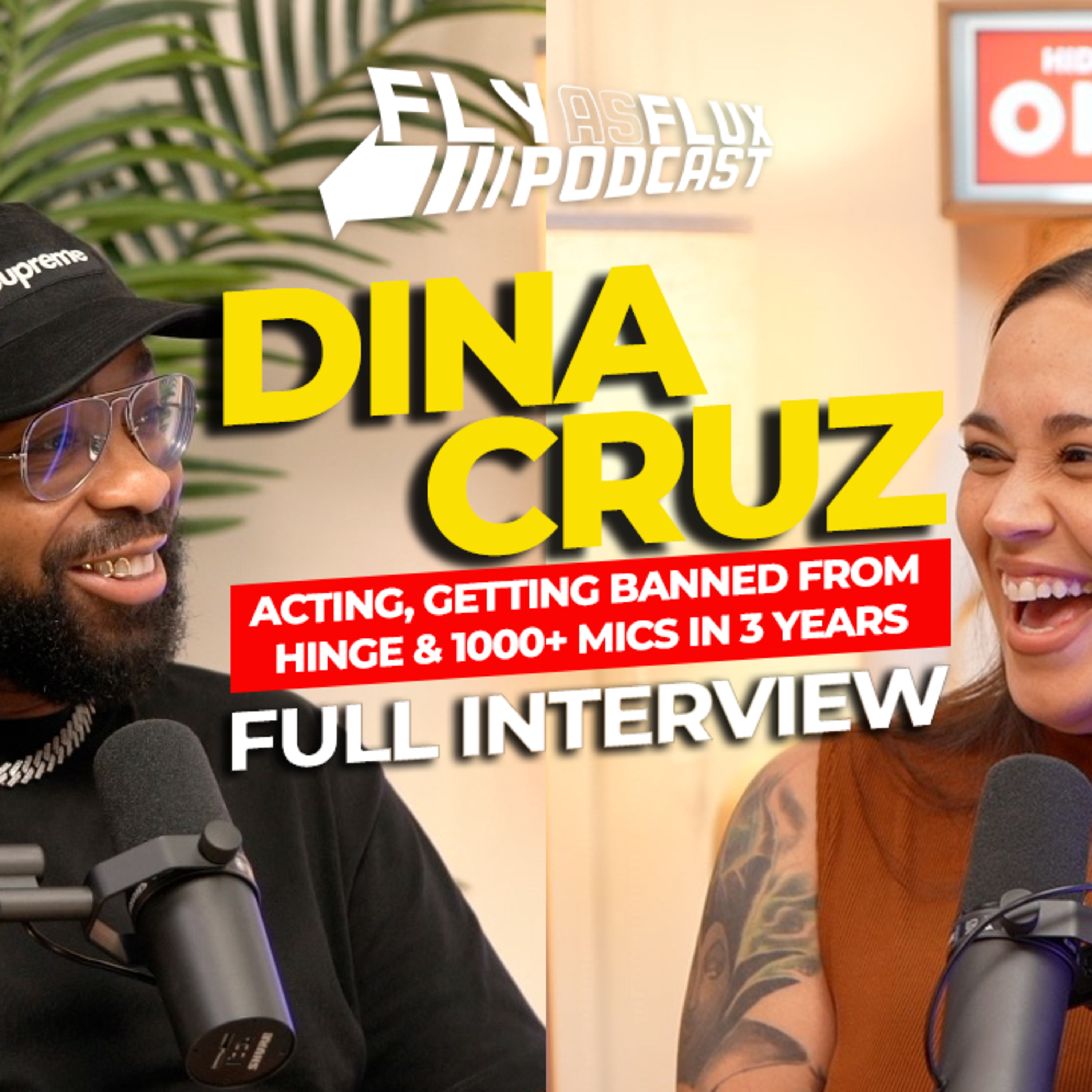 Dina Cruz on Accidentally Starting Comedy, Getting Banned From Hinge, and Doing 1000+ Mics in 3 Years episode artwork