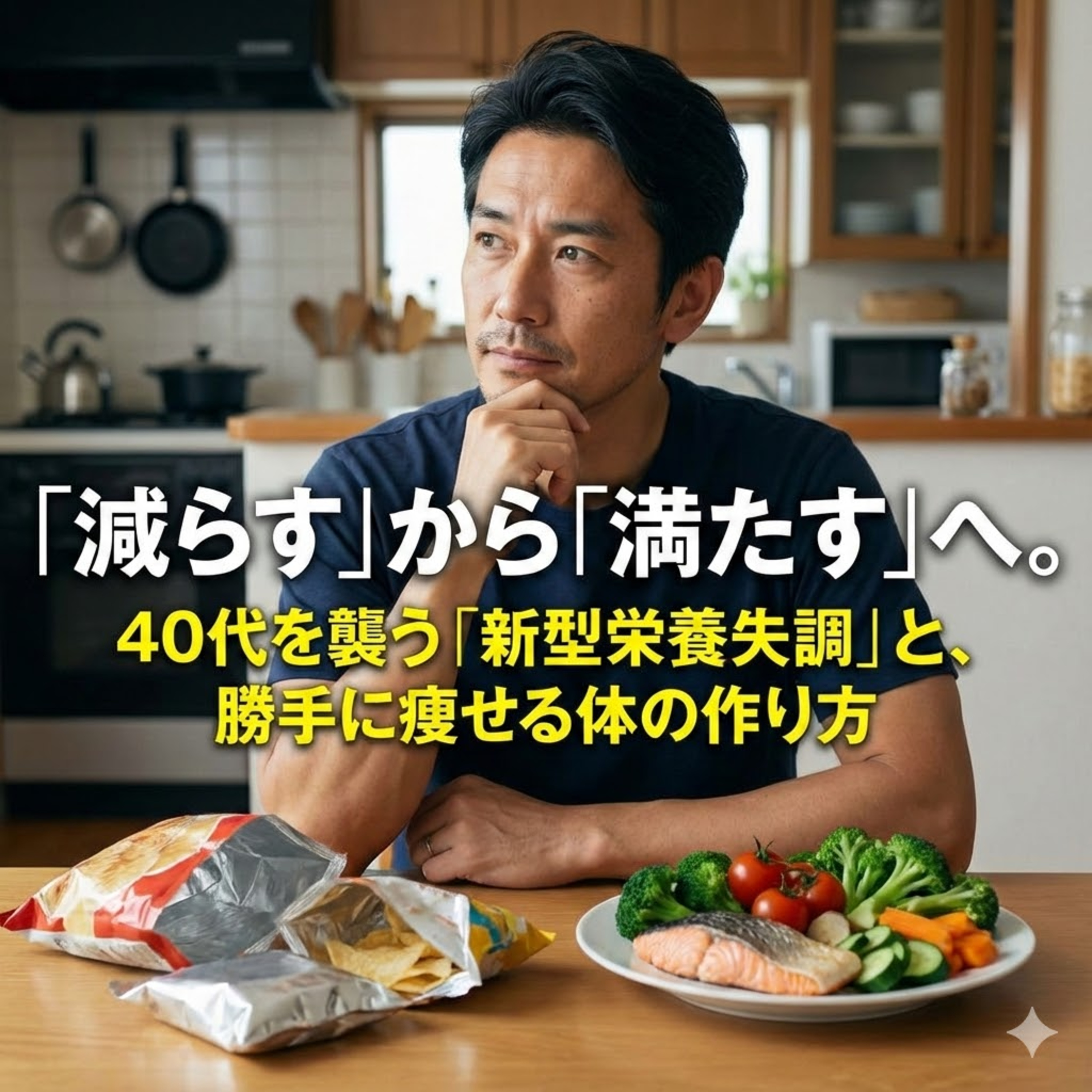 「減らす」から「満たす」へ。40代を襲う「新型栄養失調」と、勝手に痩せる体の作り方 episode artwork