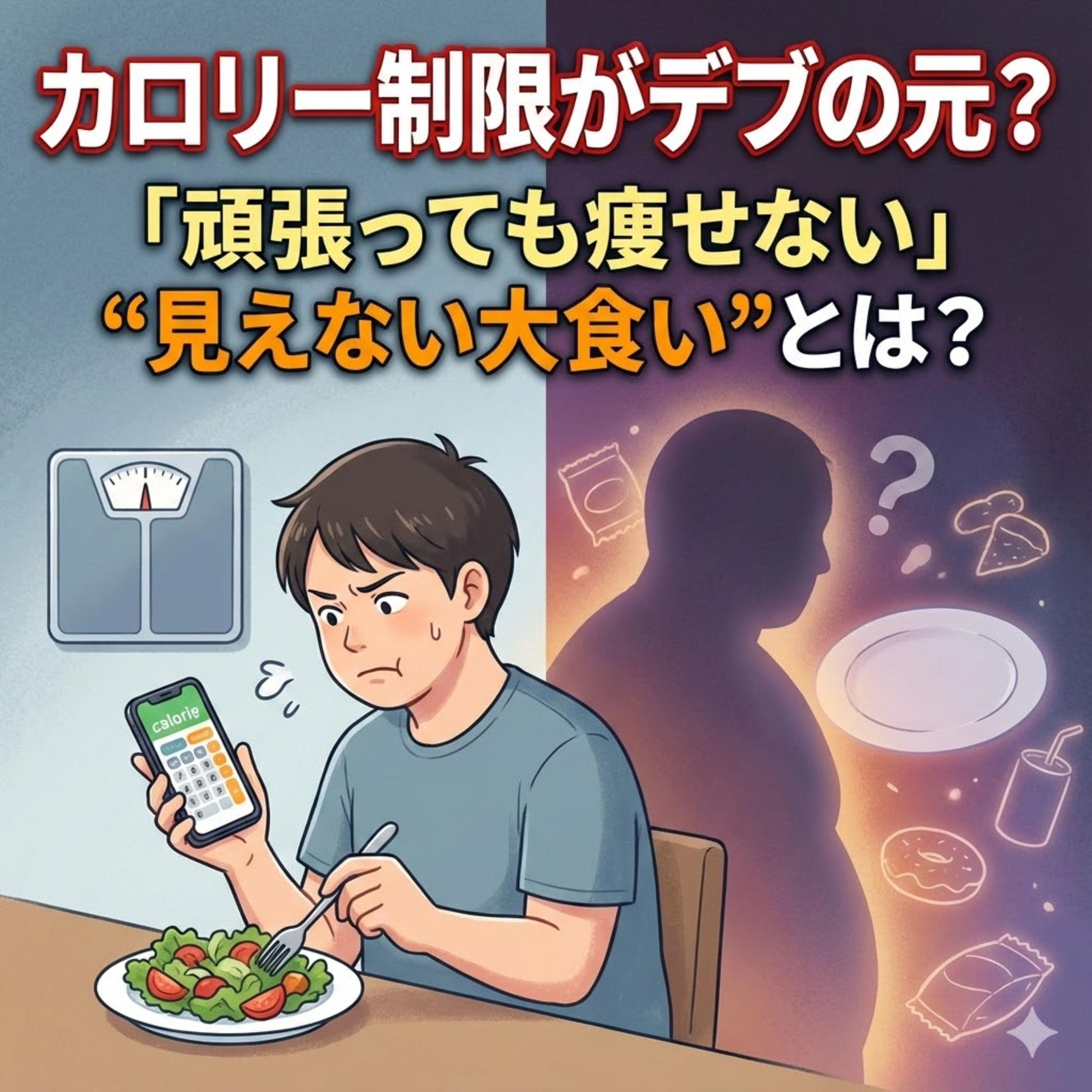 カロリー制限がデブの元？「頑張っても痩せない」“見えない大食い”とは？ episode artwork