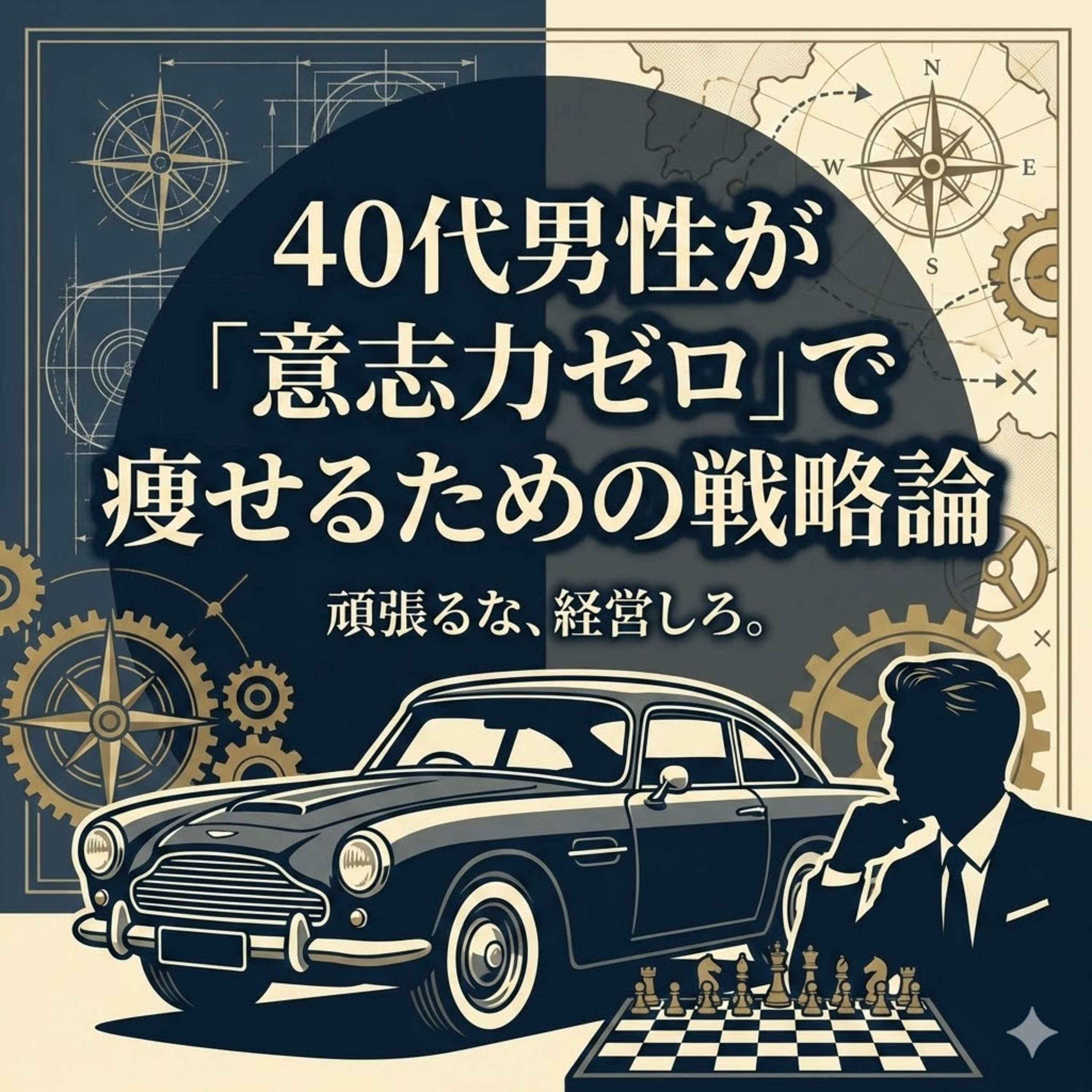 40代男性が「意志力ゼロ」で痩せるための戦略論 episode artwork