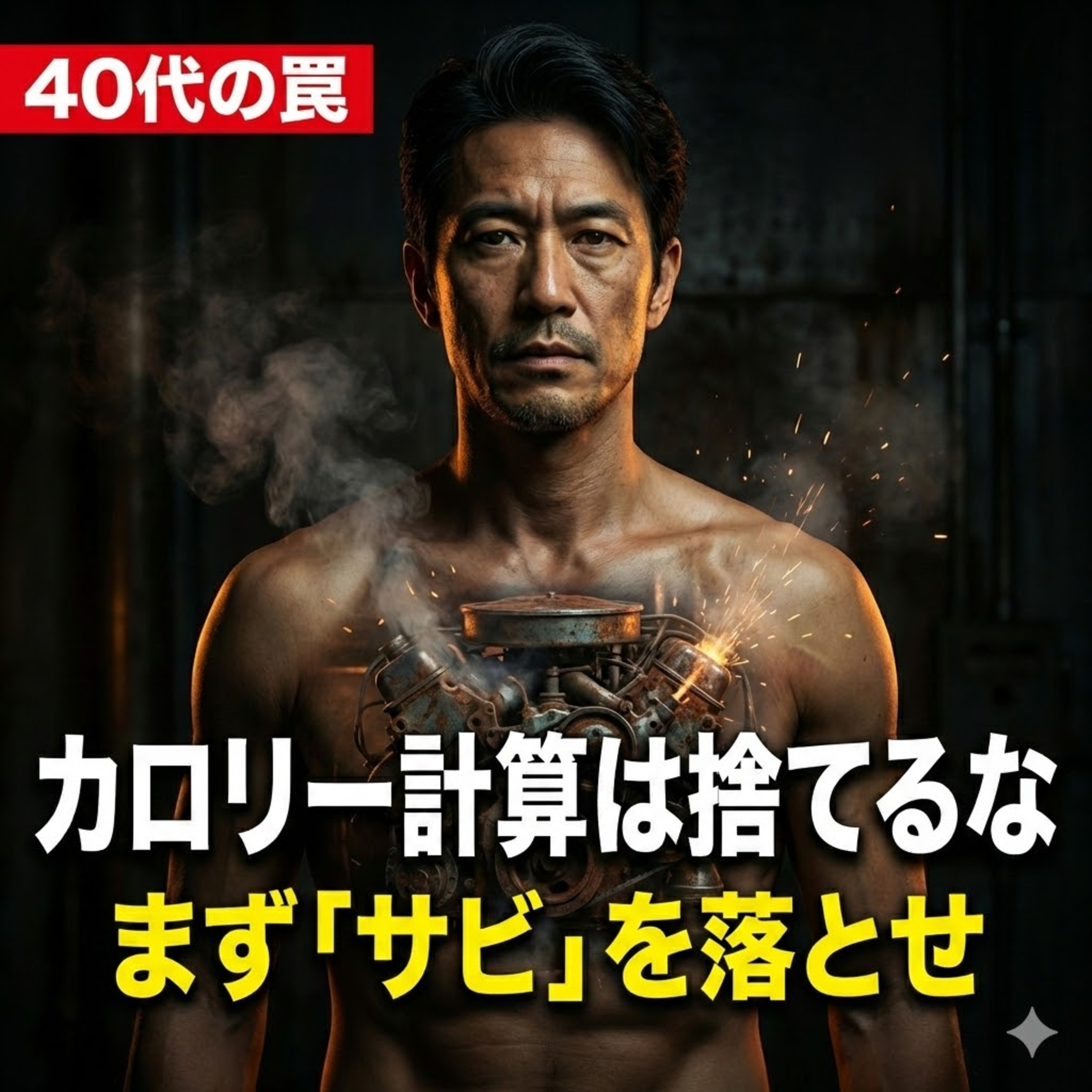 【40代のダイエット論争】 「カロリー計算」vs「代謝システムの修復」痩せない本当の原因はどっち？ episode artwork