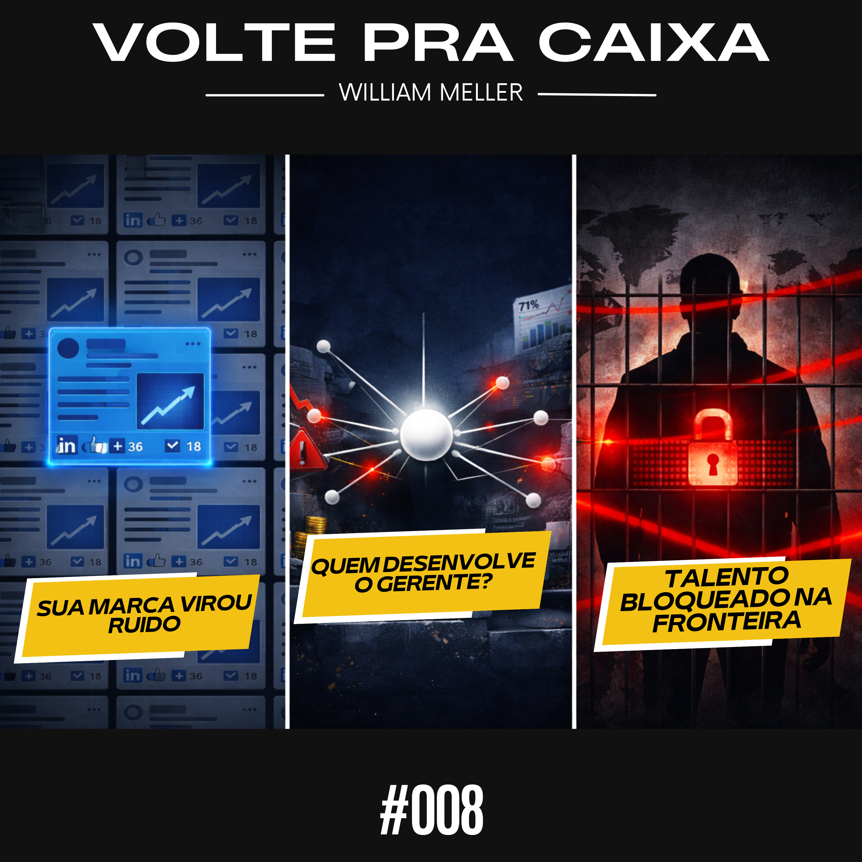 #008 - Fronteiras Prendem Talentos, Gestor Invisível e Marca Pessoal Sem Identidade episode artwork