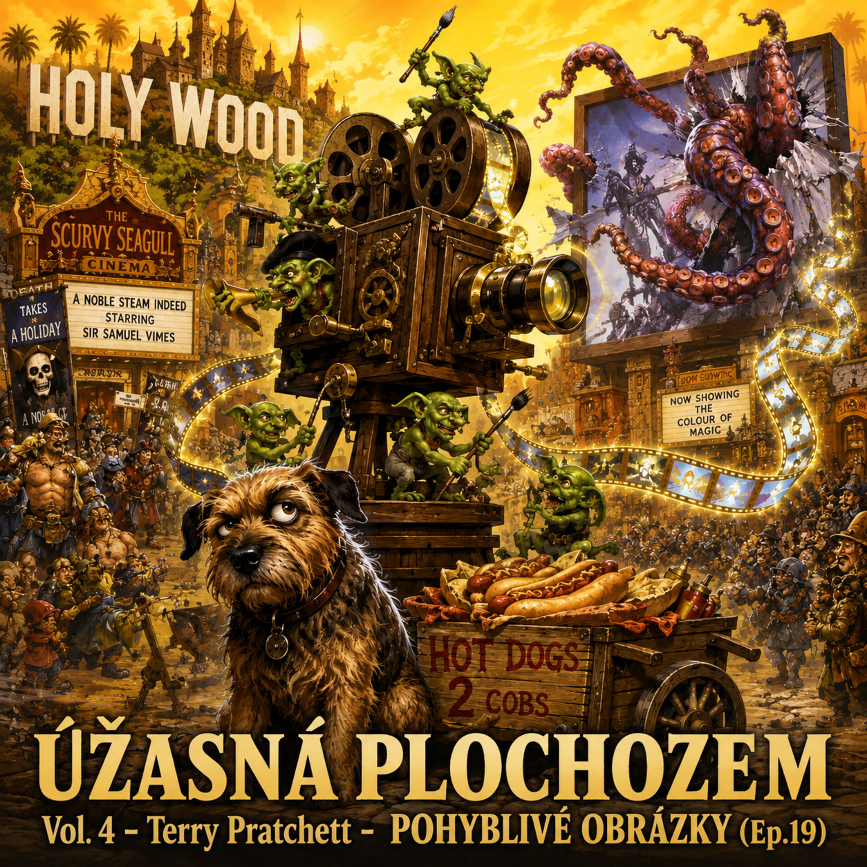 Úžasná Plochozem Vol. 4 - Terry Pratchett - Pohyblivé obrázky (Ep.19) episode artwork
