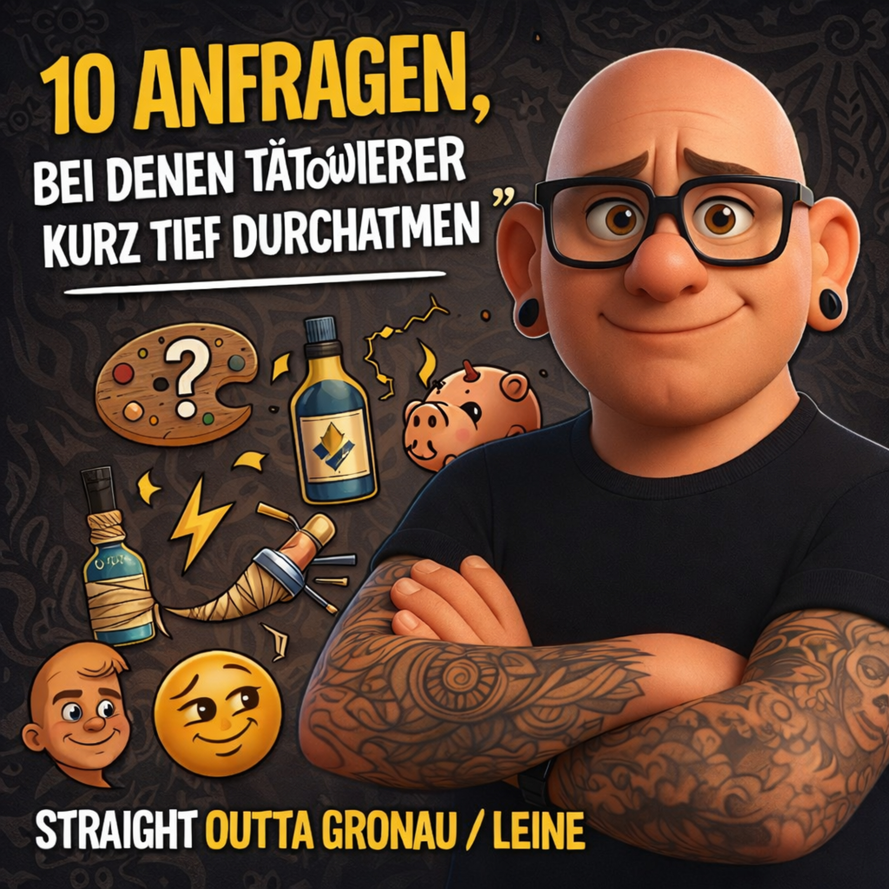 10 Anfragen - Bei denen Tätowierer "kurz tief durchatmen" episode artwork