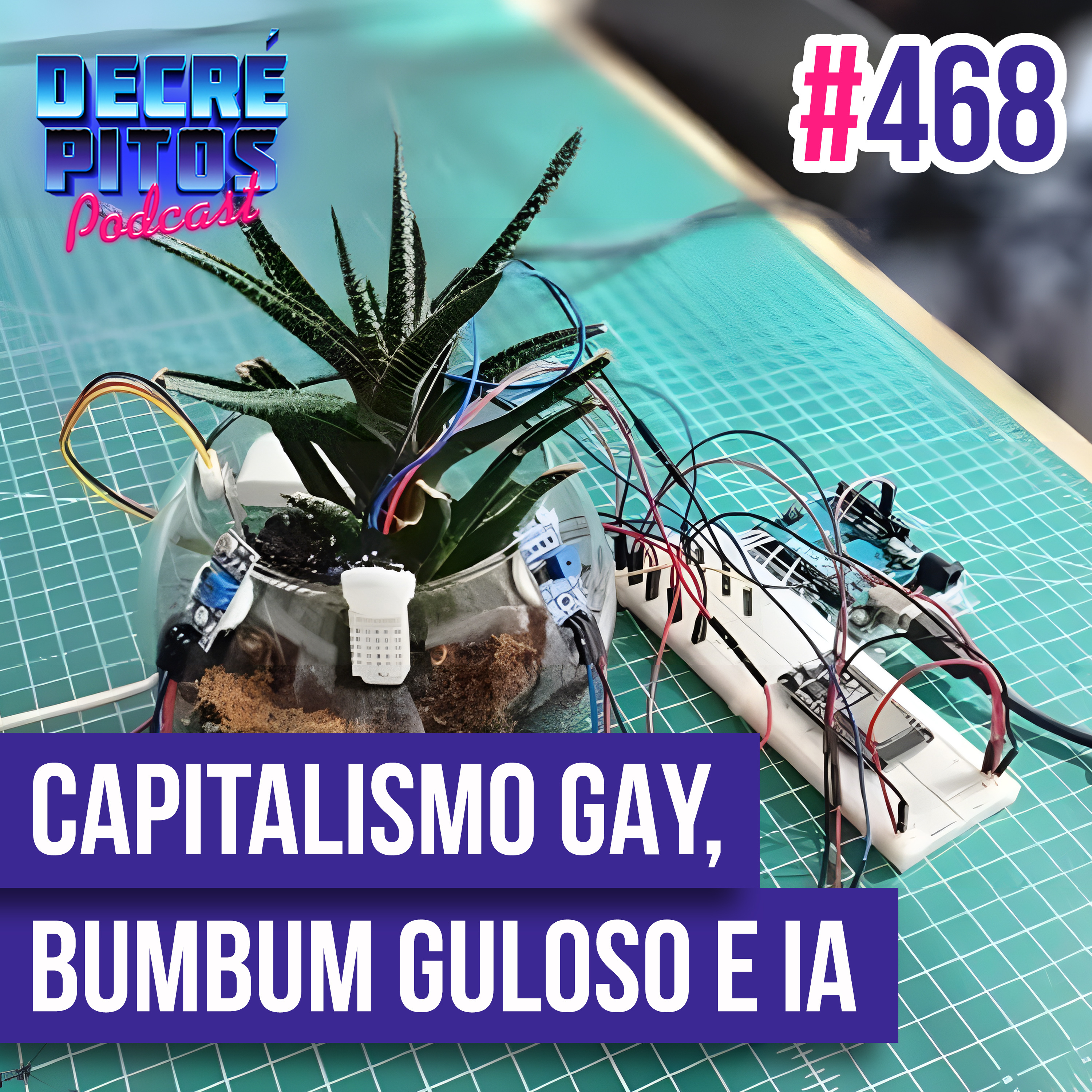 Decrépitos 468 - VACILO NEWS: Capitalismo Gay, Bumbum Guloso e IA de Planta