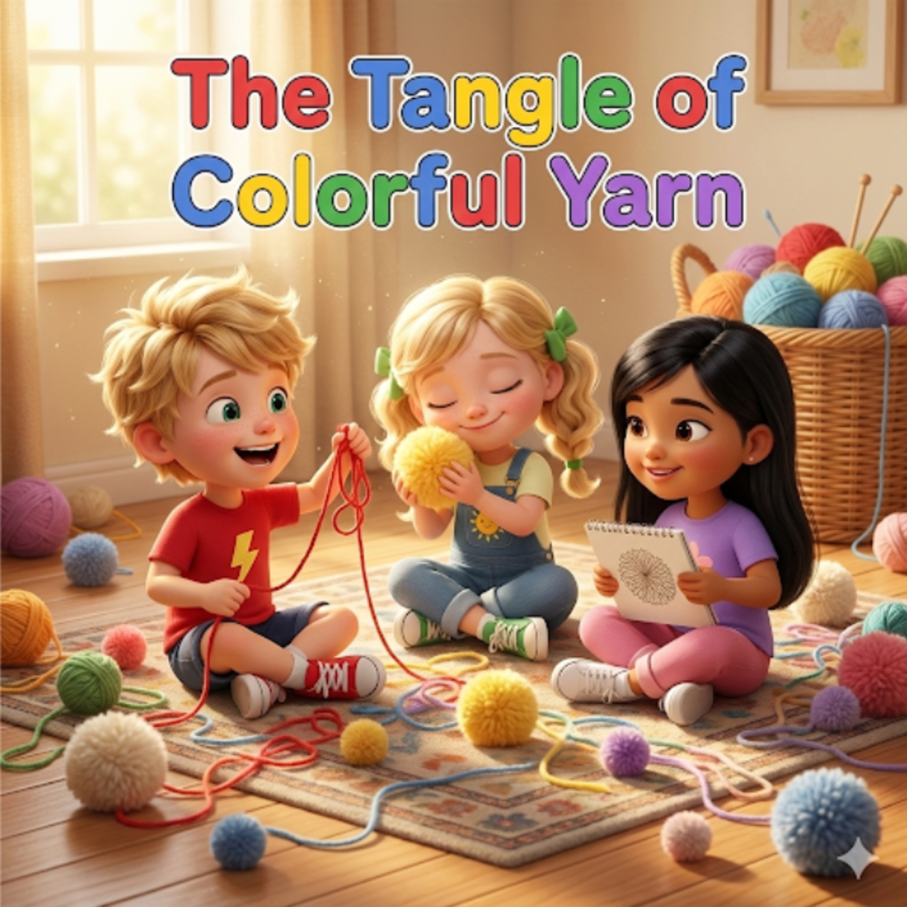 The tangle of colorful yarn | Zippity story  episode artwork