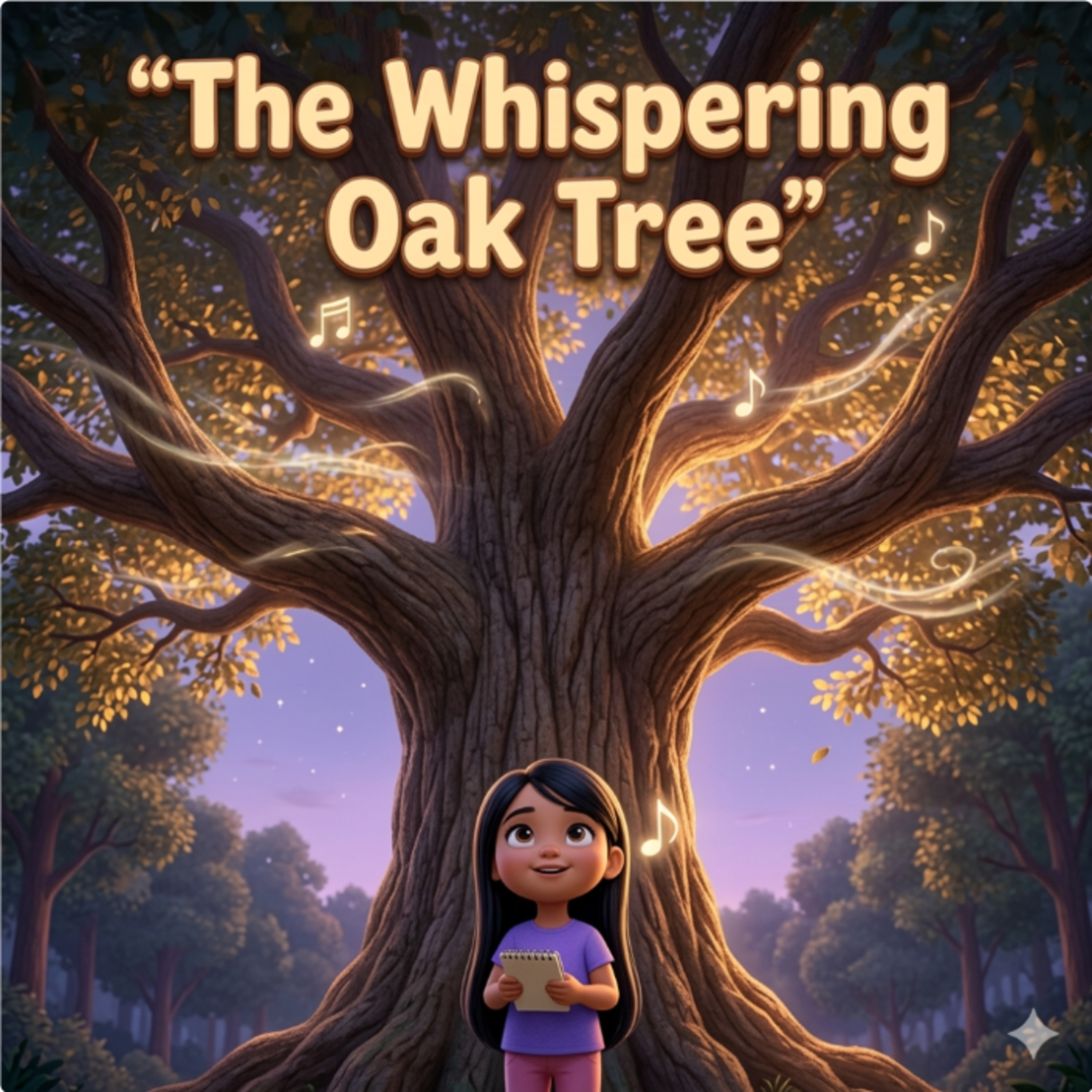 The Whispering Oak Tree 🌳 | A Calm Bedtime Story for Kids | Zippity Story episode artwork