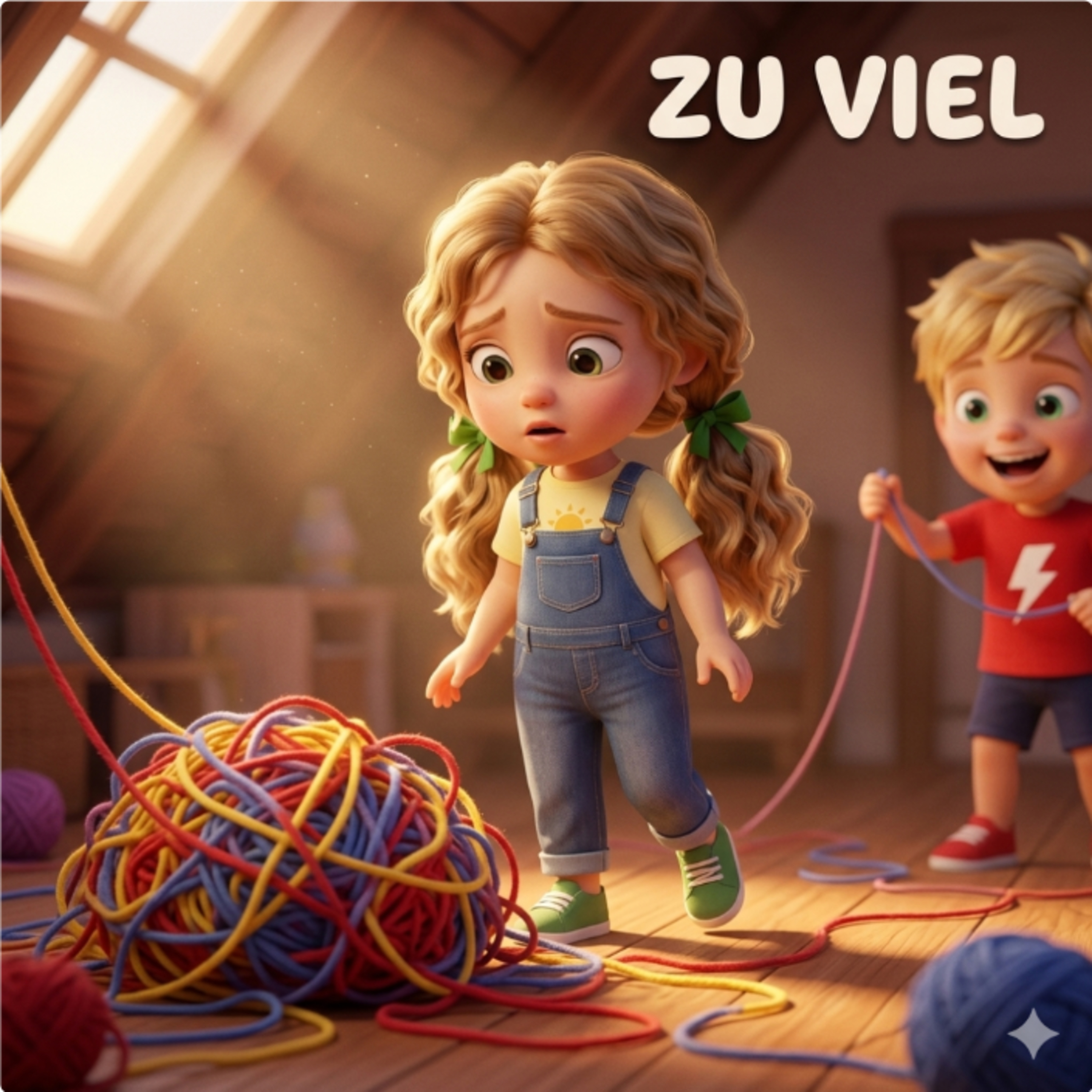 🇩🇪 Zu viel Garn – Nova weiß nicht, wohin 😟 | Zippity Story episode artwork