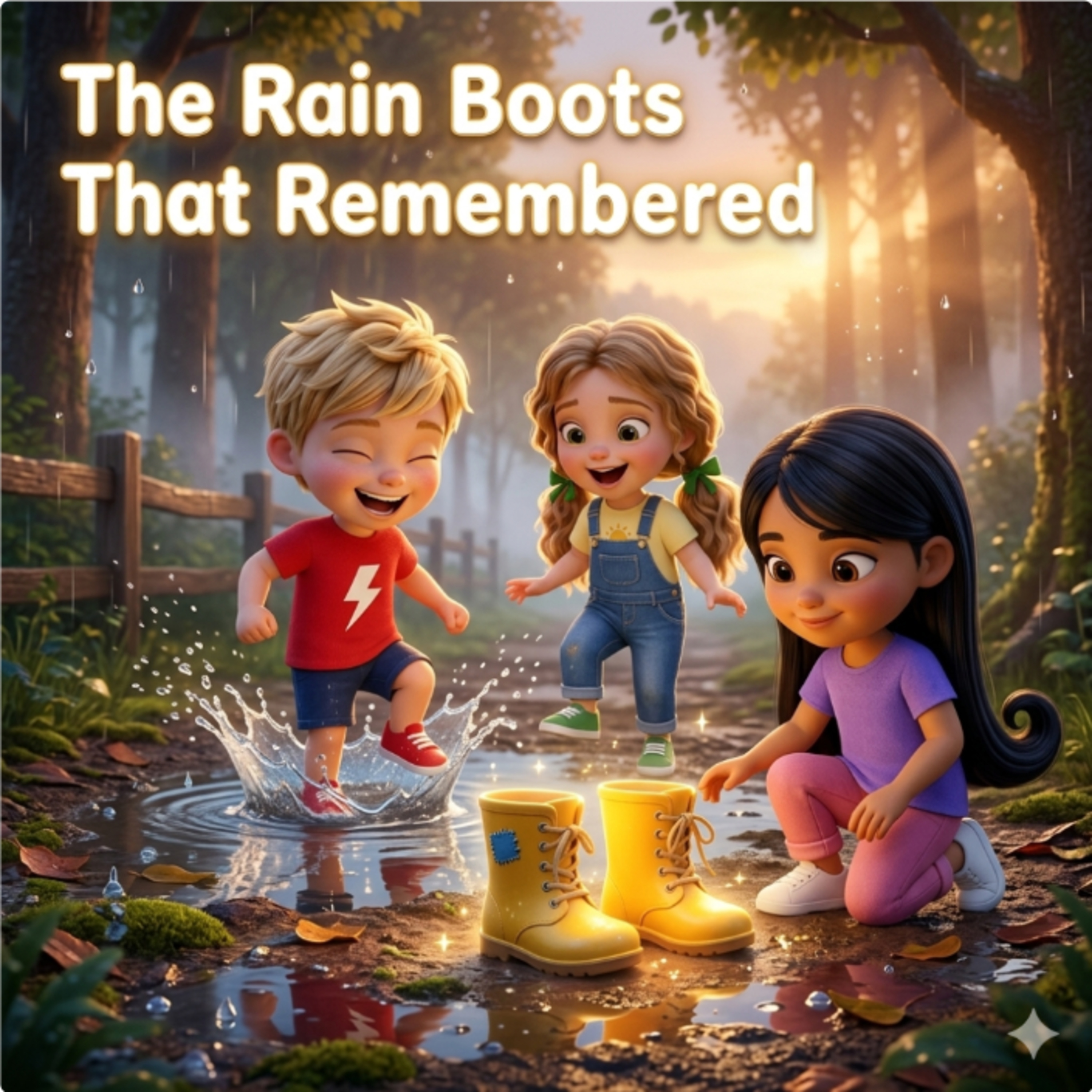 The Rain Boots That Remembered 🌧️👢 | A Cozy Bedtime Adventure | Zippity Story episode artwork