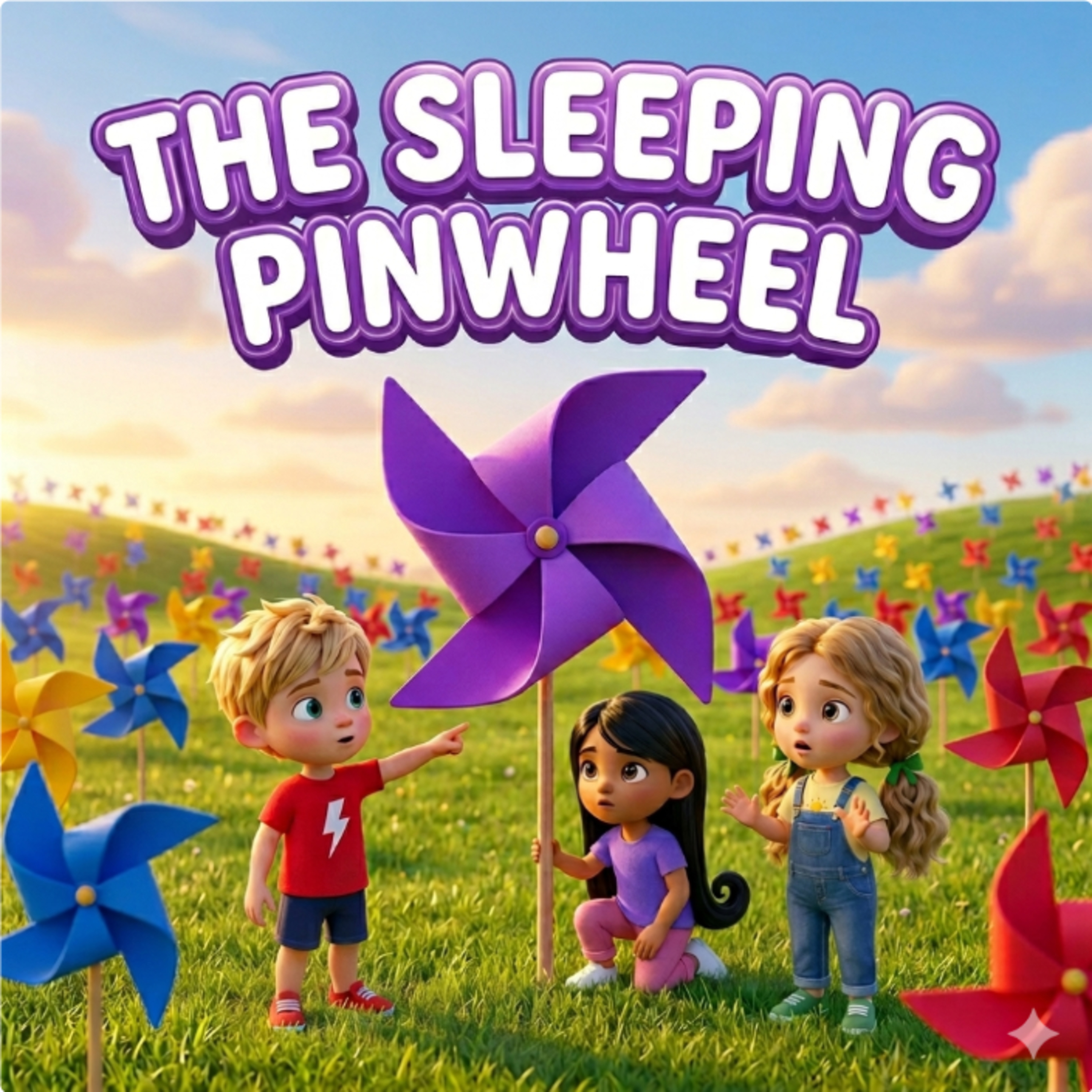 Why Did Every Pinwheel Stop Spinning? 🌈 | Bedtime Story for Kids | Zippity Story  episode artwork