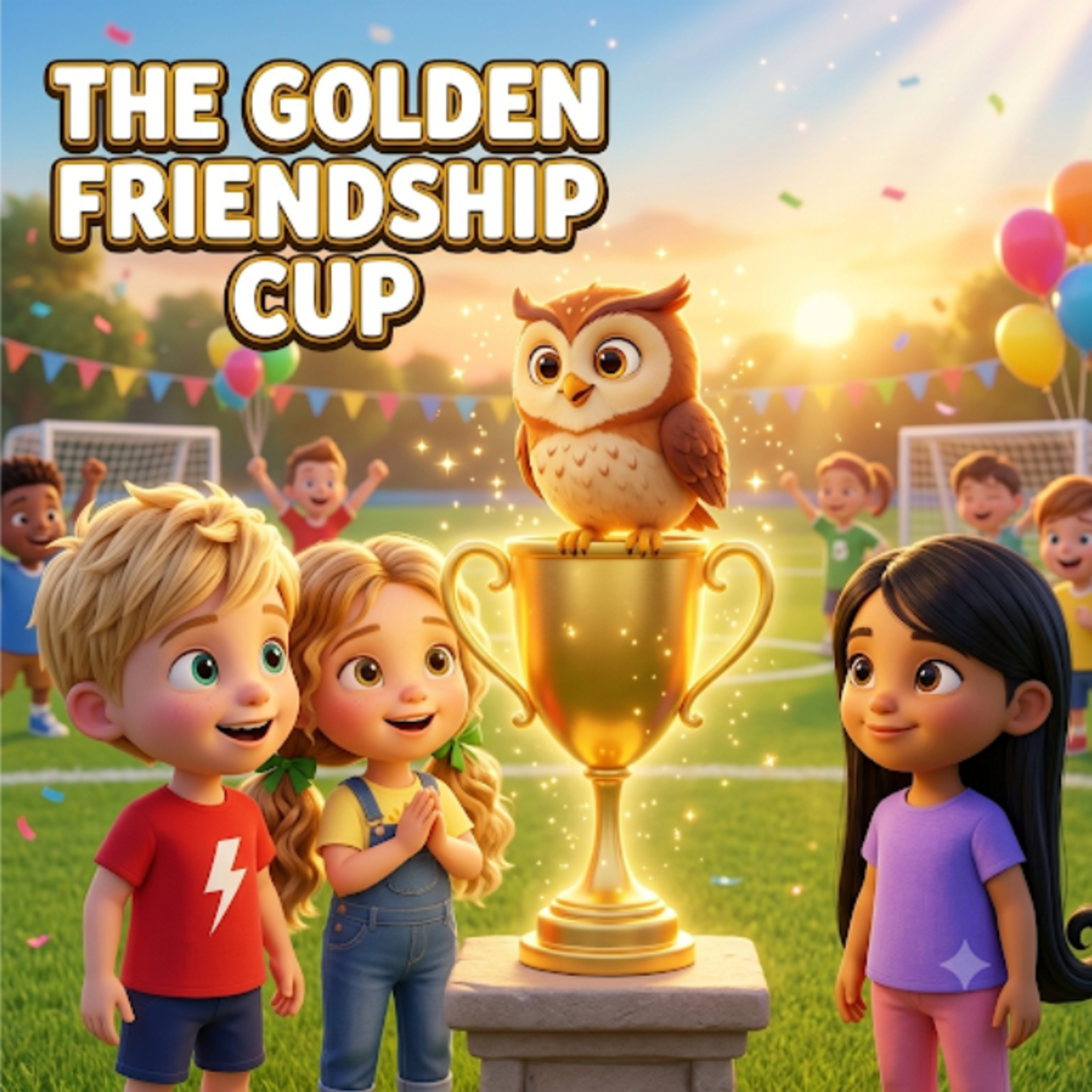 The Golden Friendship Cup ⚽🏆 | Kindness & Teamwork | Zippity Story  episode artwork