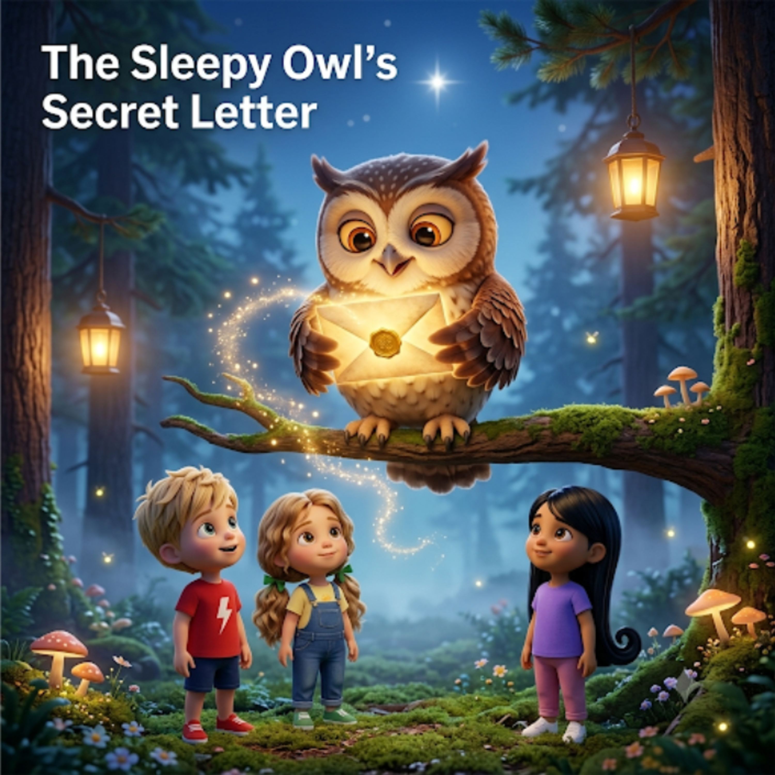 The Sleepy Owl's Secret Letter 🦉💌 | Cozy Bedtime Story | Zippity Story episode artwork