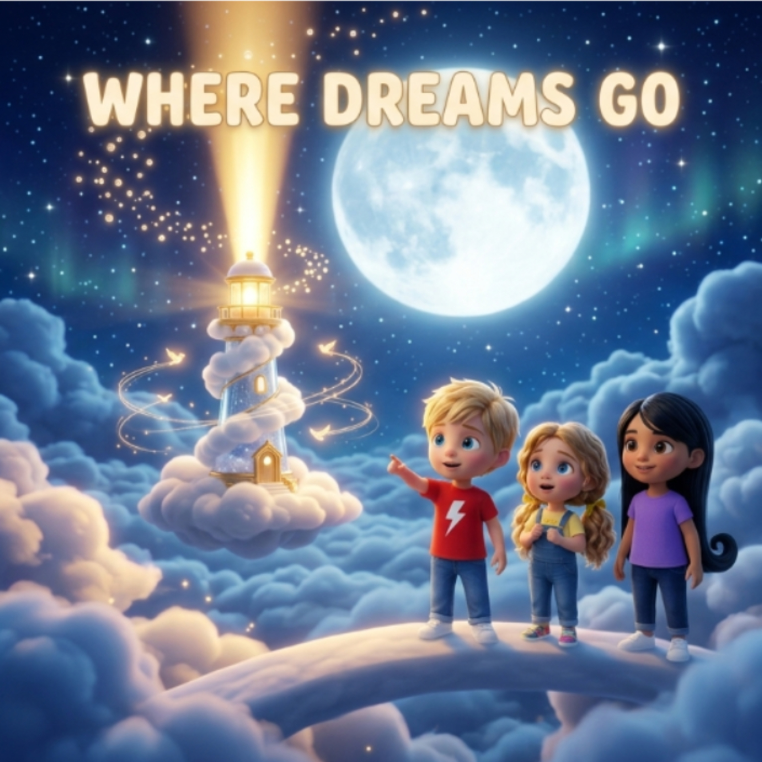 Where Dreams Go 🌙✨ | The Tiny Lighthouse in the Clouds | Bedtime Story for Kids | Zippity Story  episode artwork