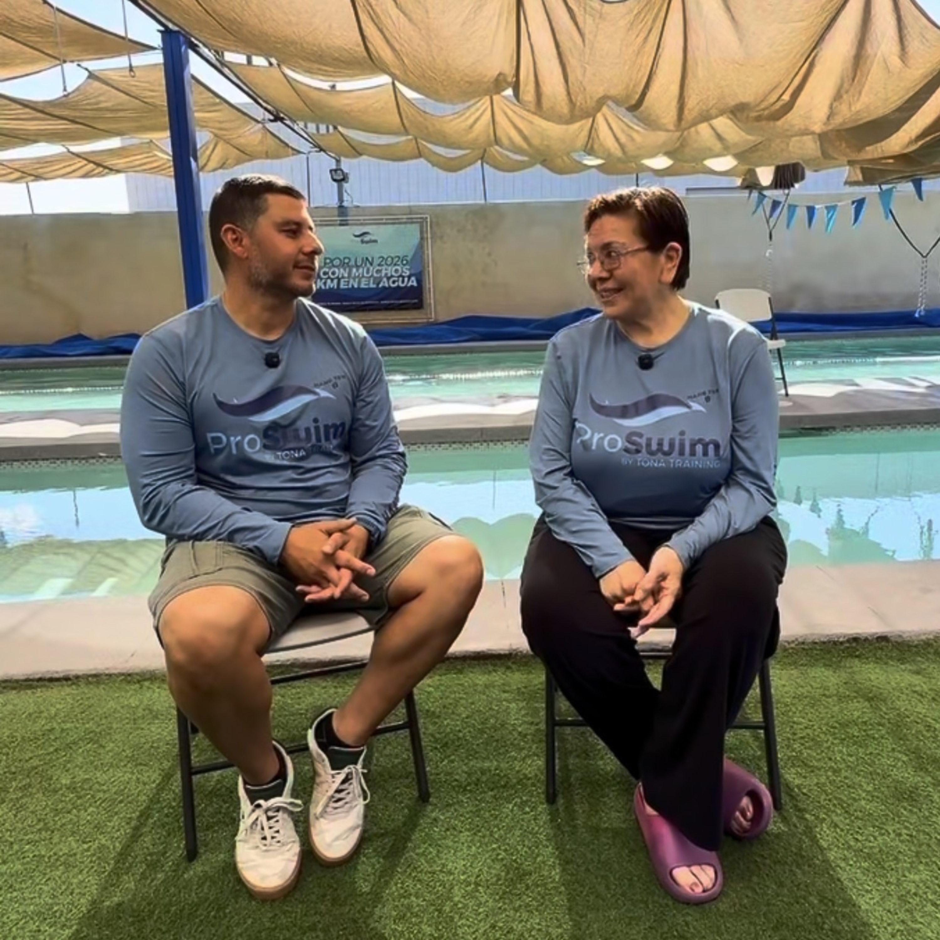 Platica con Rosalina , alumna Pro Swim