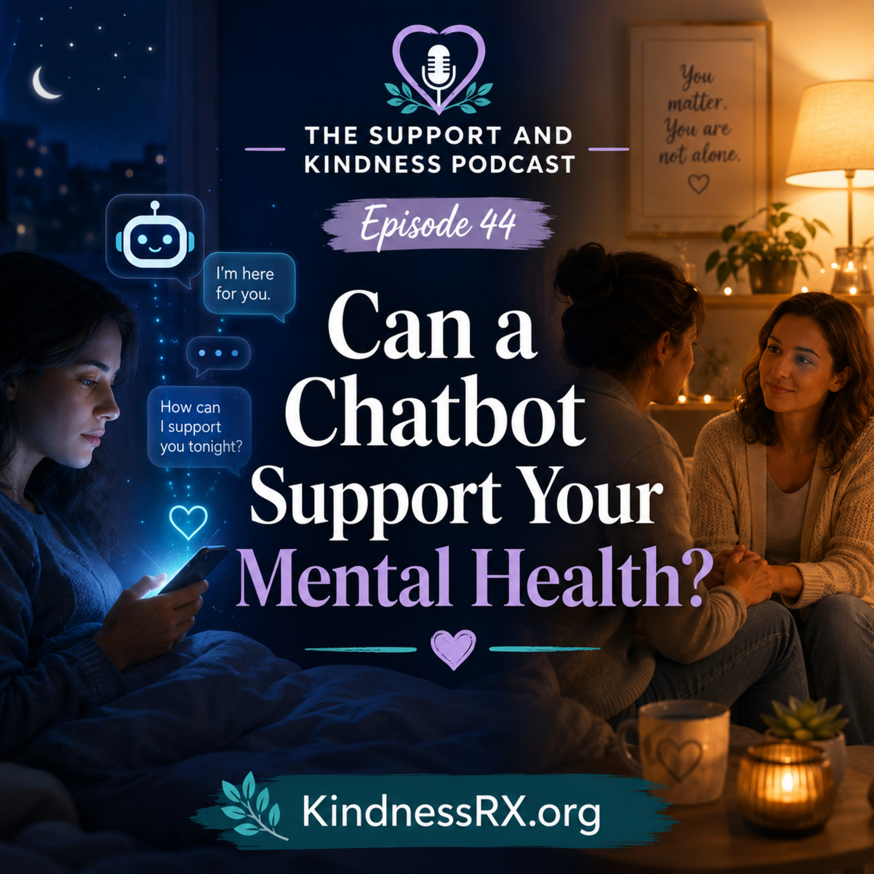 Episode 44: Can a Chatbot Support Your Mental Health episode artwork