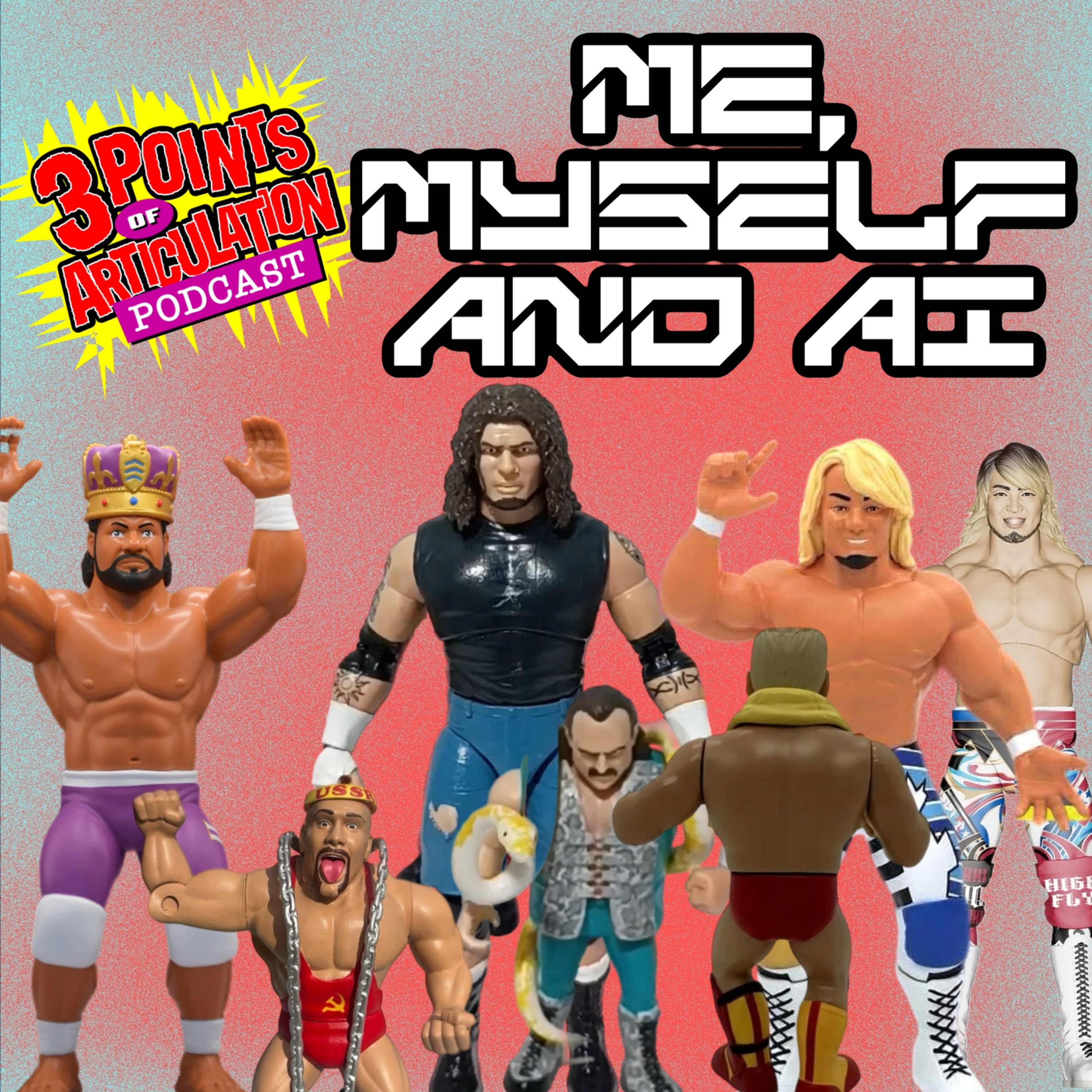 Me, Myself and AI - New Figures Shown Off Including Big Bossman, Tanahashi, Haku, Matt Cardona, Danhausen and much more episode artwork