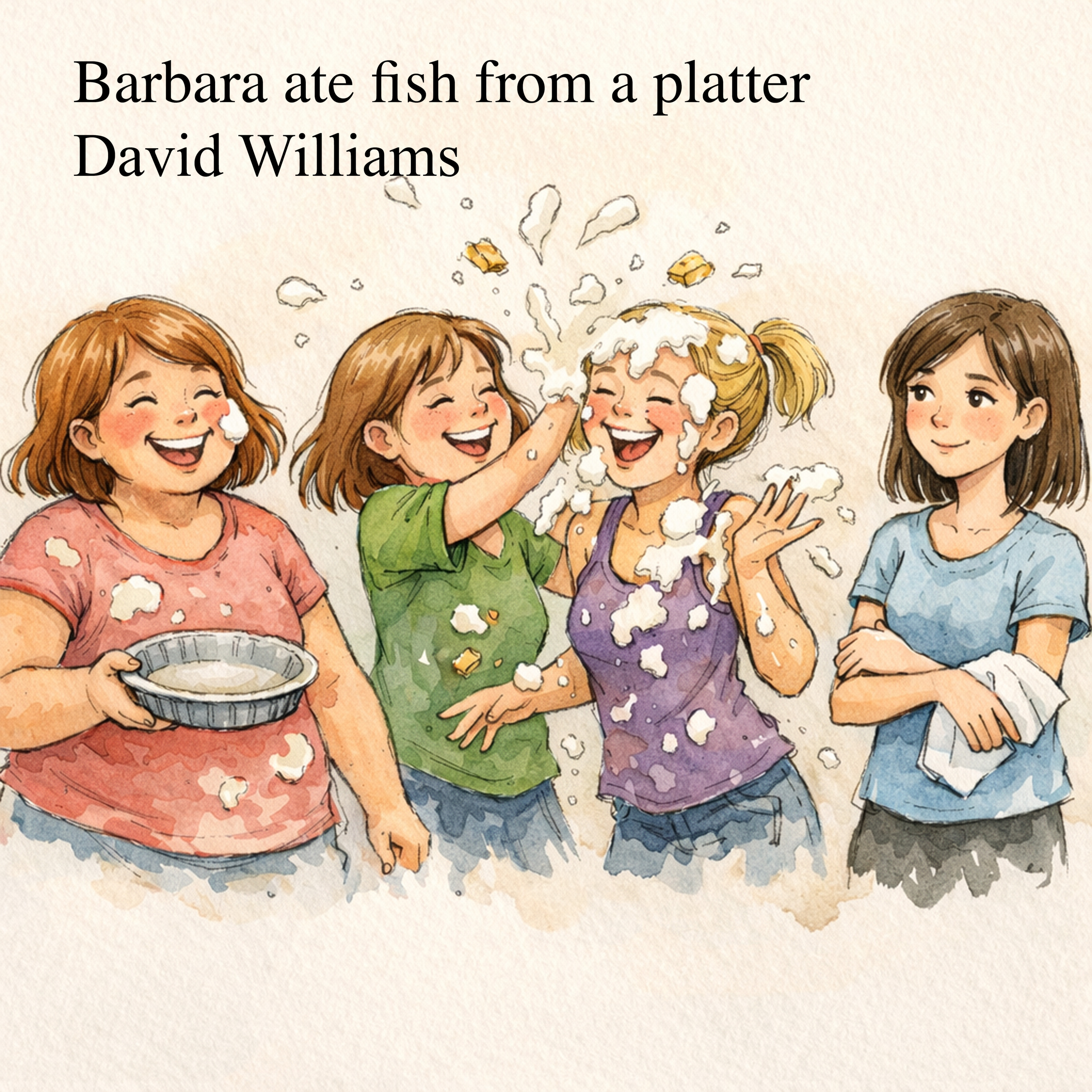 Barbara at fish from a platter episode artwork