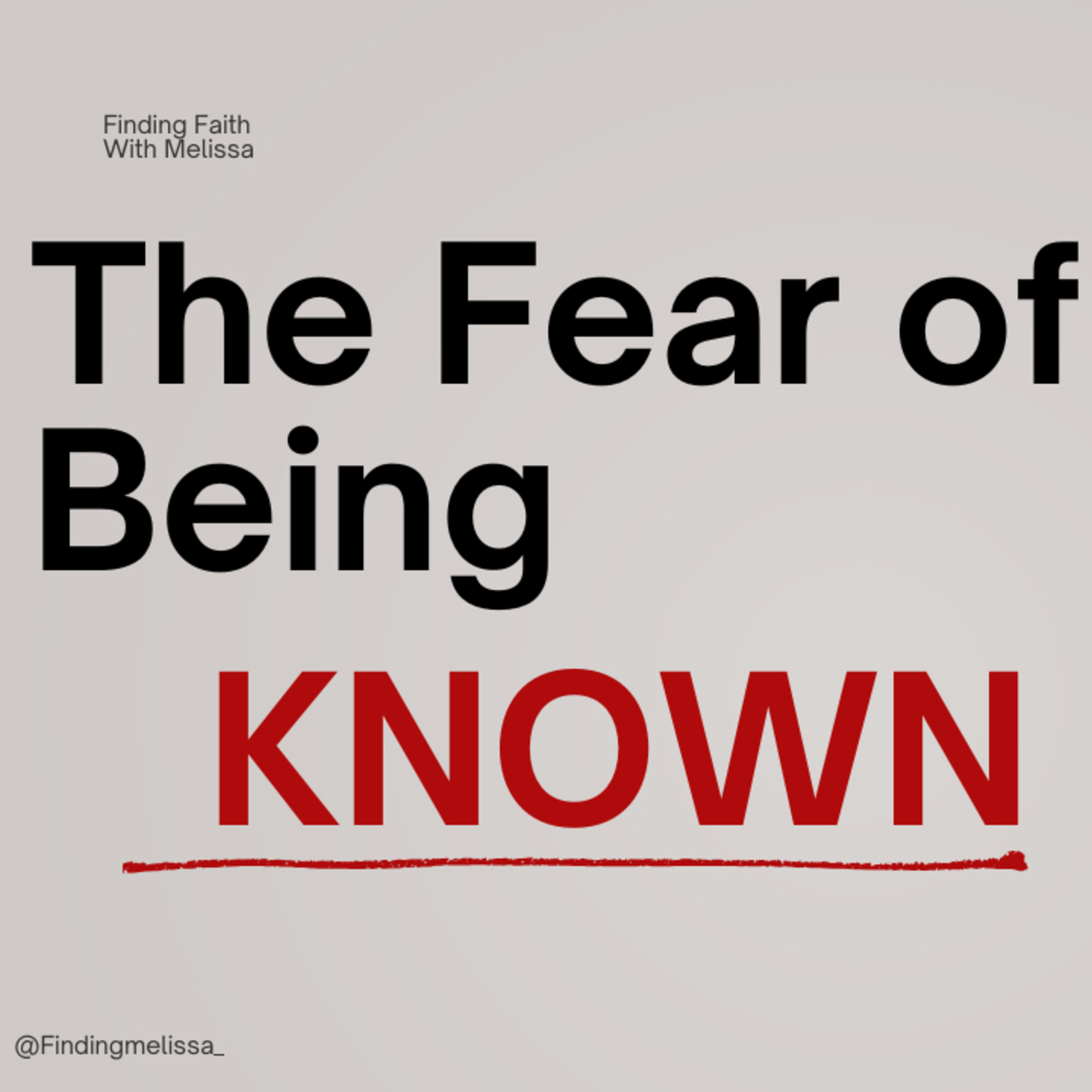 The Fear of Being Known as a Christian