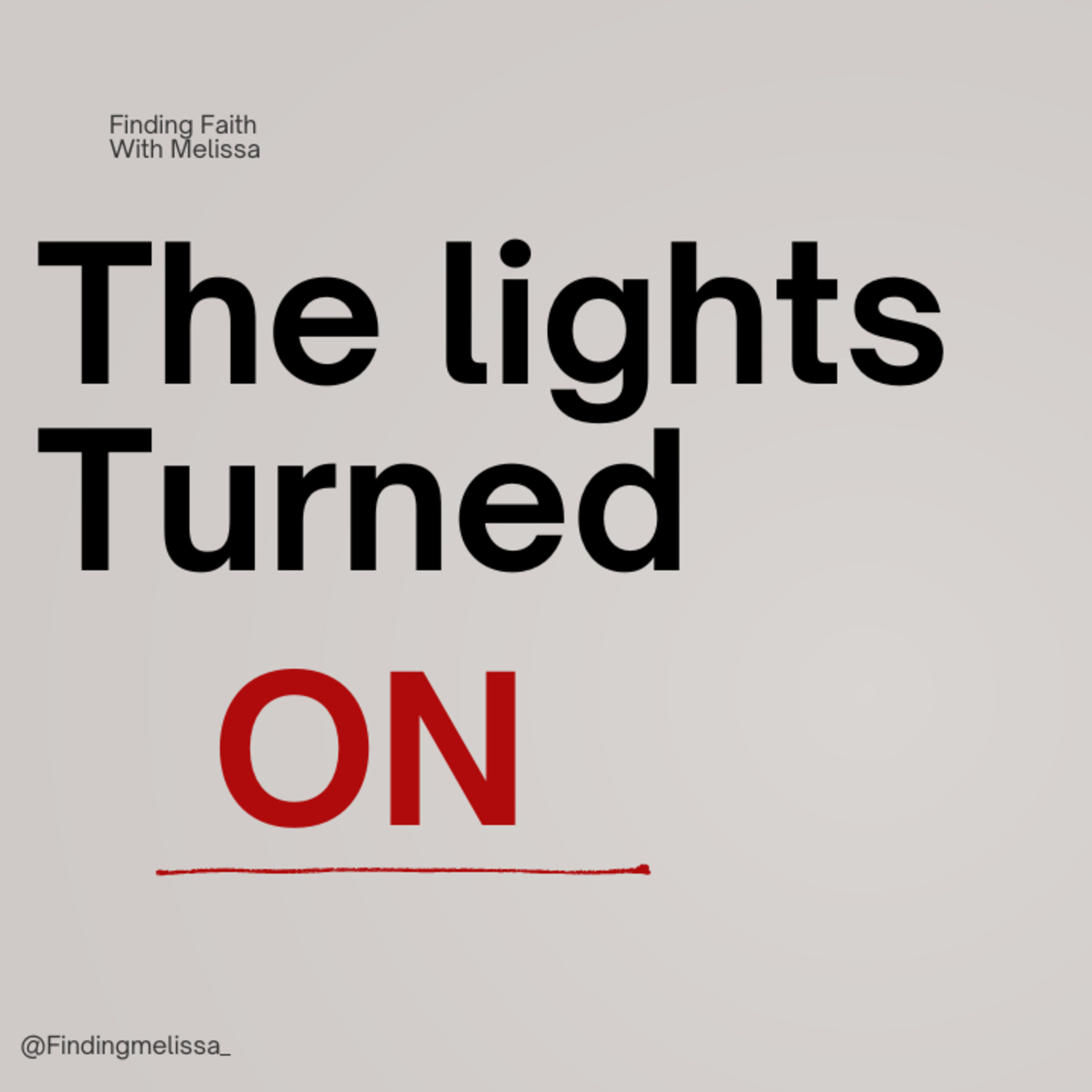Why Does Following Jesus Feel Like Someone Turned On The Lights?
