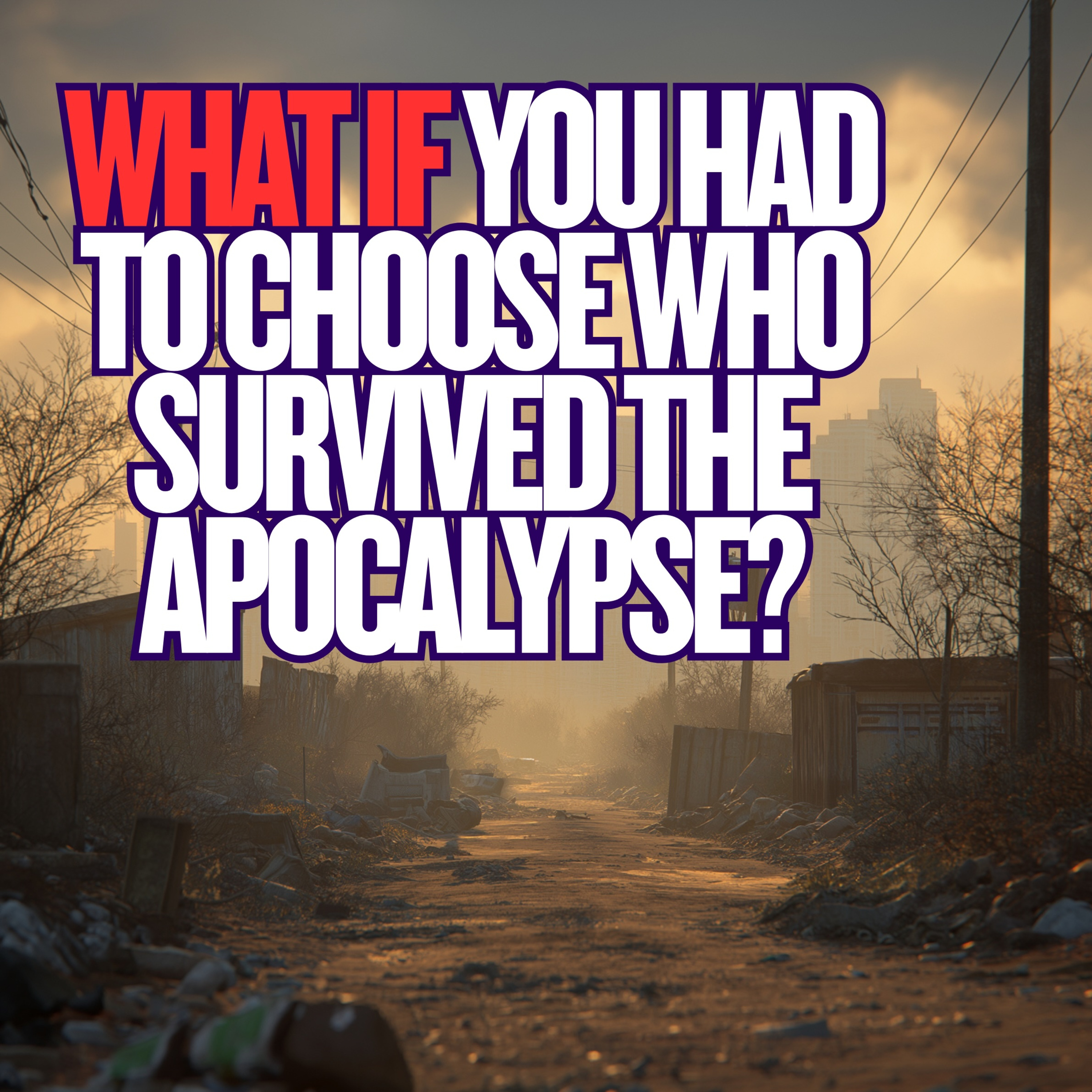 What If You had to Choose Who Survived the Apocalypse? episode artwork