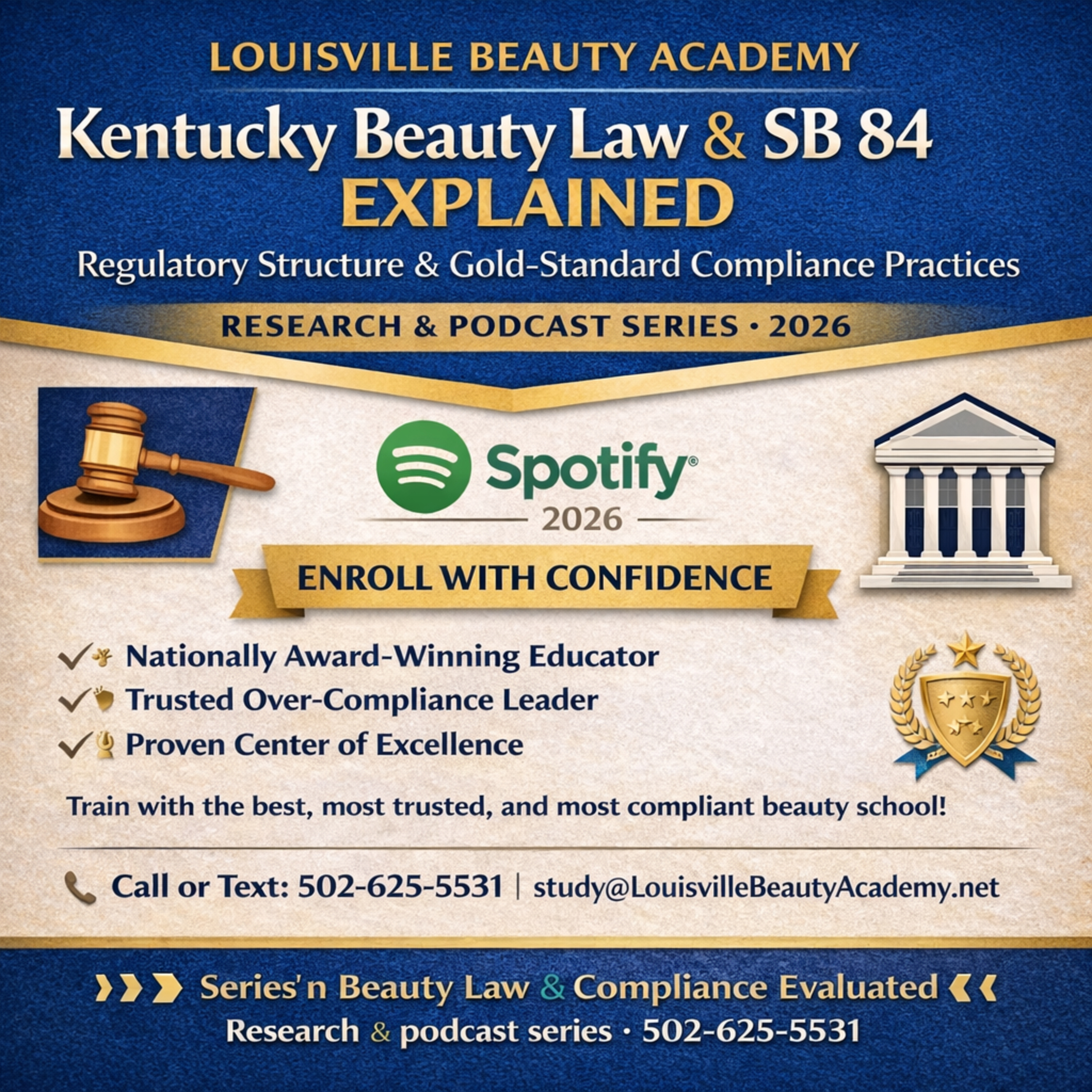 Kentucky Beauty Law & SB 84 Explained | Regulatory Structure & Gold-Standard Compliance (2026)