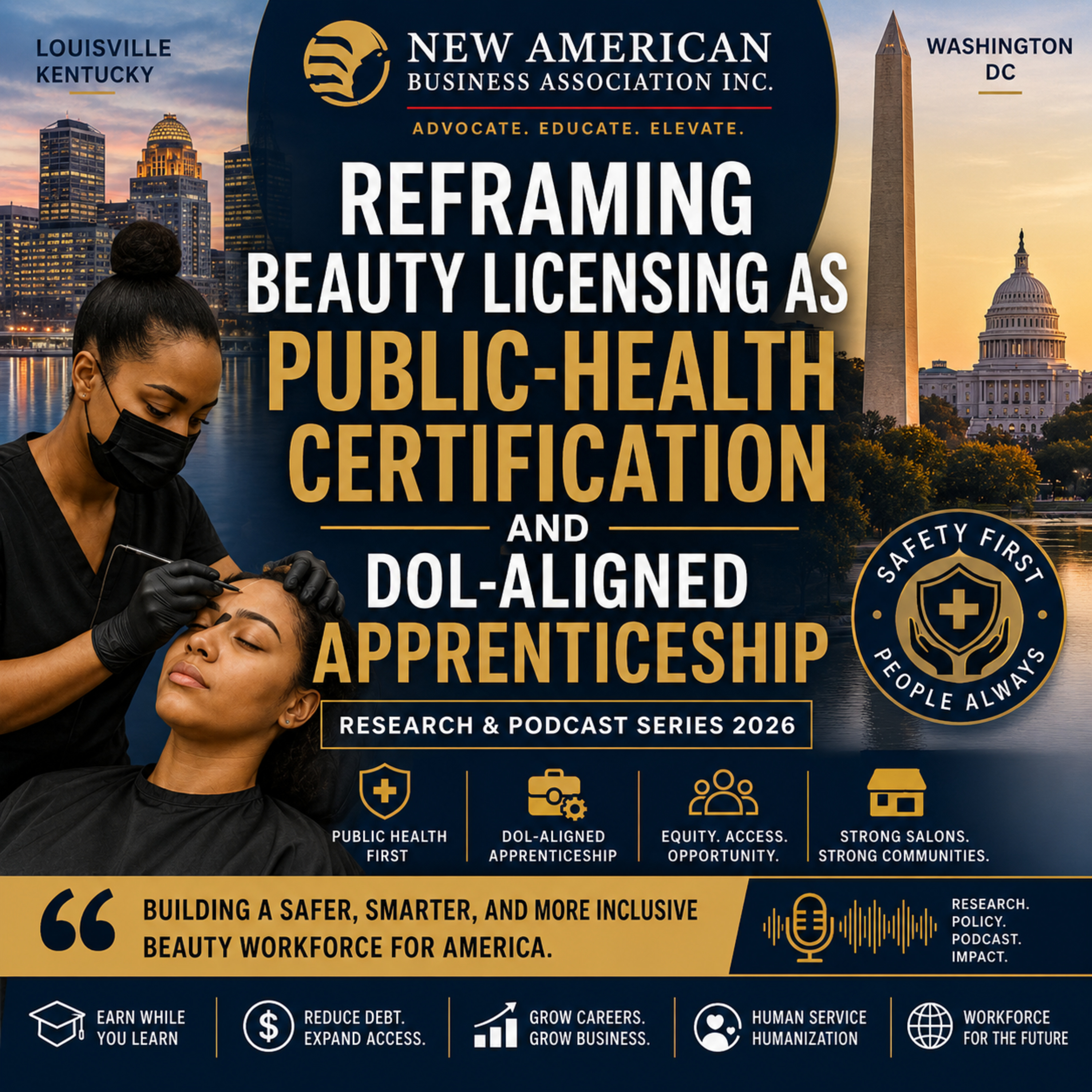 Reframing Beauty Licensing as Public-Health Certification and DOL-Aligned Apprenticeship | Research & Podcast Series 2026