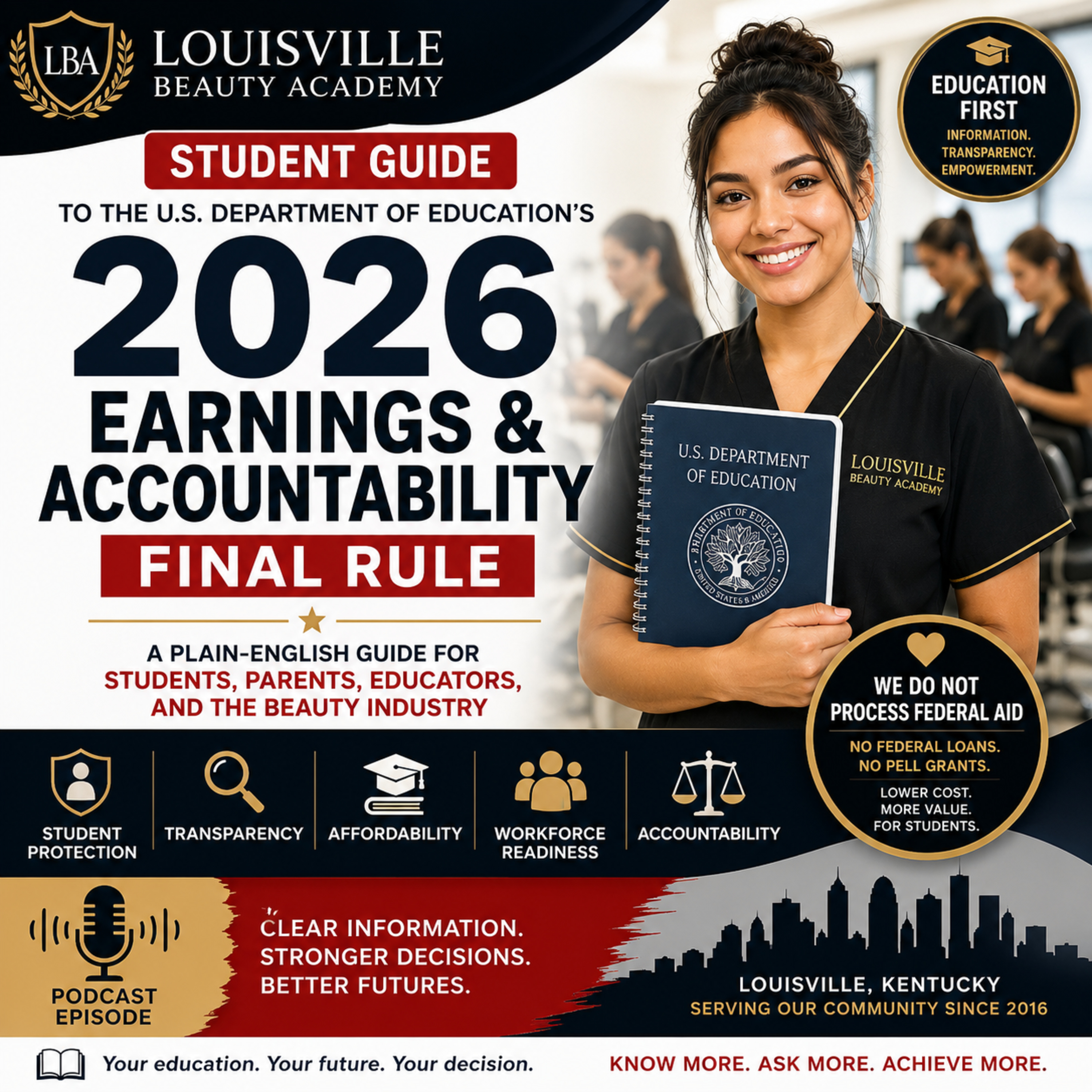 Student Guide to the U.S. Department of Education's 2026 Earnings & Accountability Final Rule | What Every Beauty Student, Parent & School Should Know episode artwork