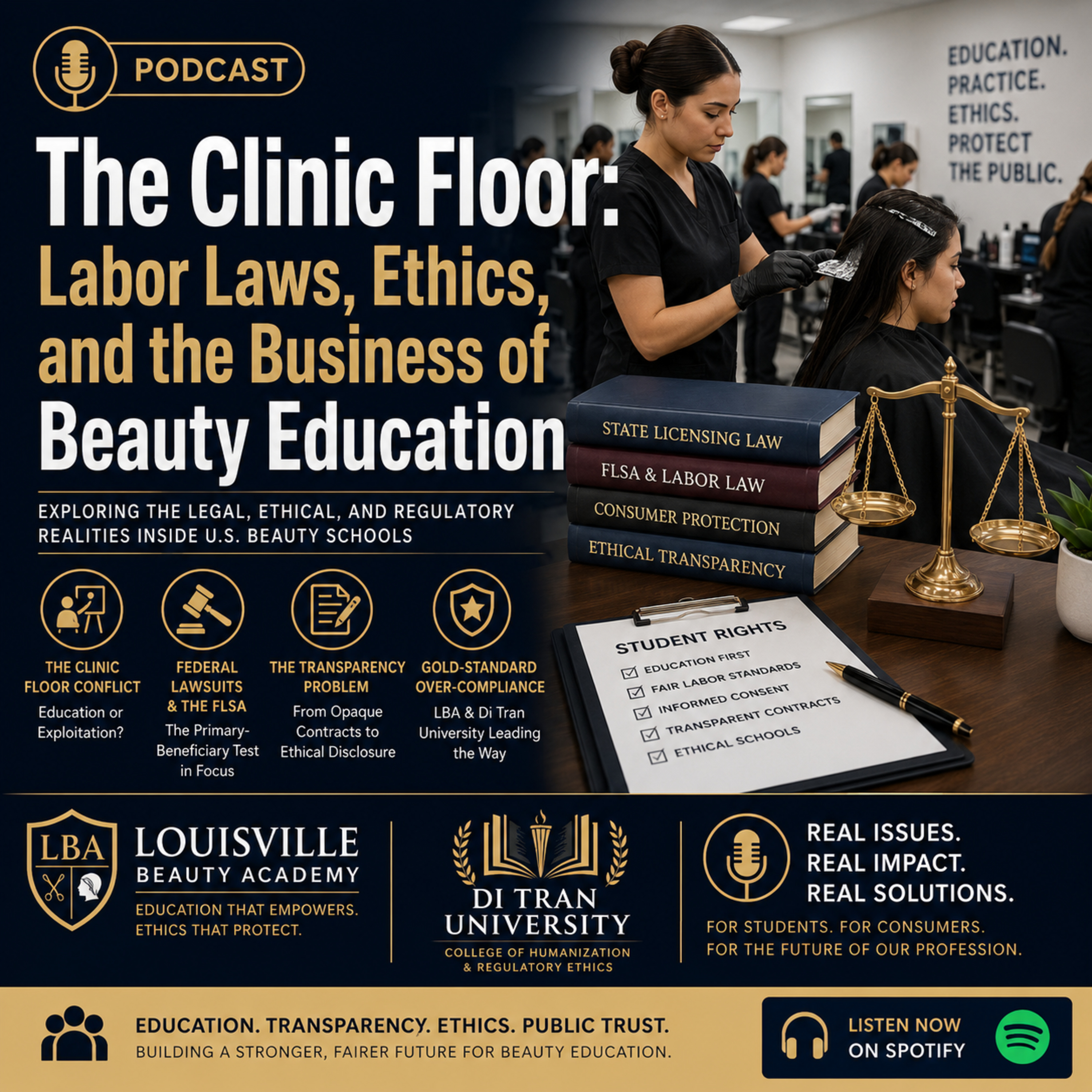 The Clinic Floor: Labor Laws, Ethics, and the Business of Beauty Education episode artwork