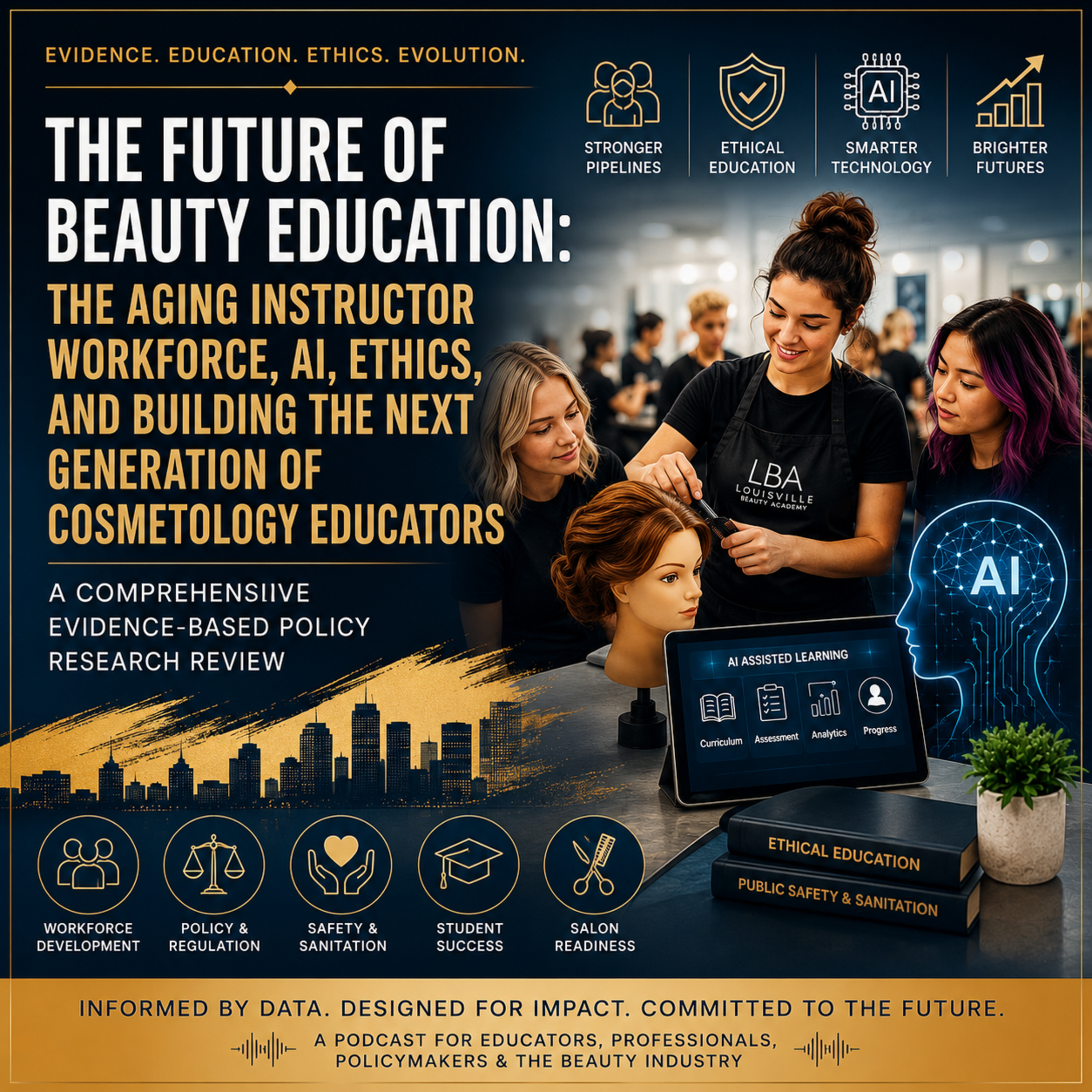 The Future of Beauty Education: The Aging Instructor Workforce, AI, Ethics, and Building the Next Generation of Cosmetology Educators episode artwork