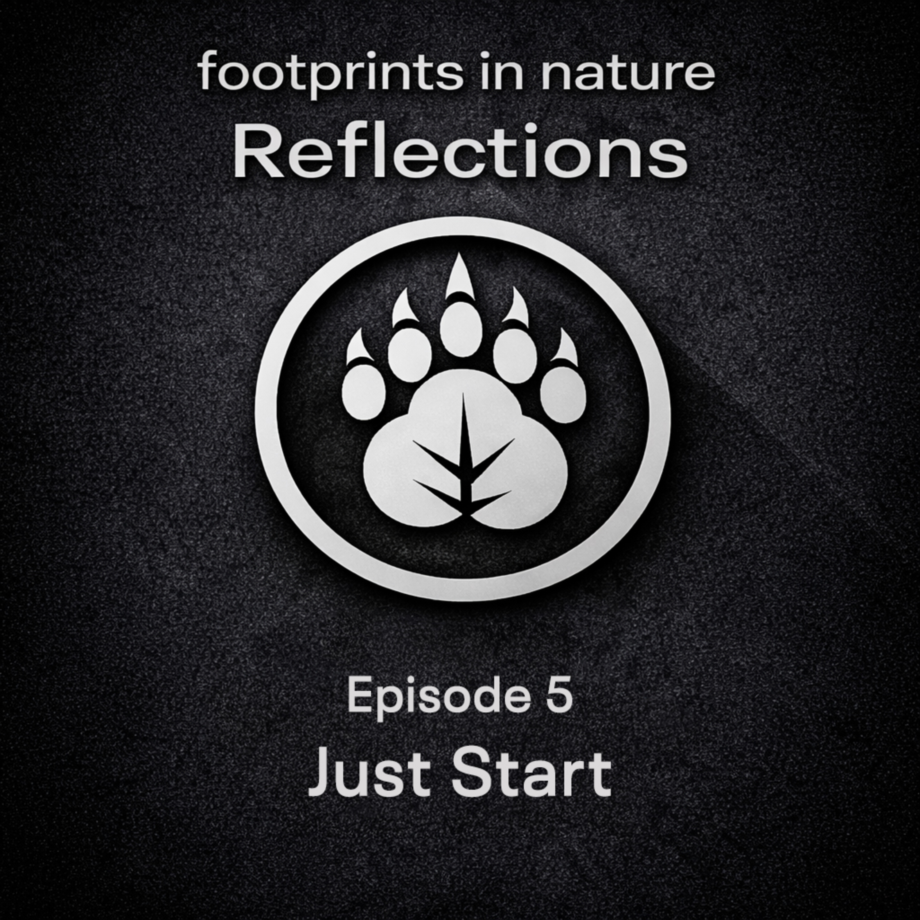 Footprints In Nature Reflections