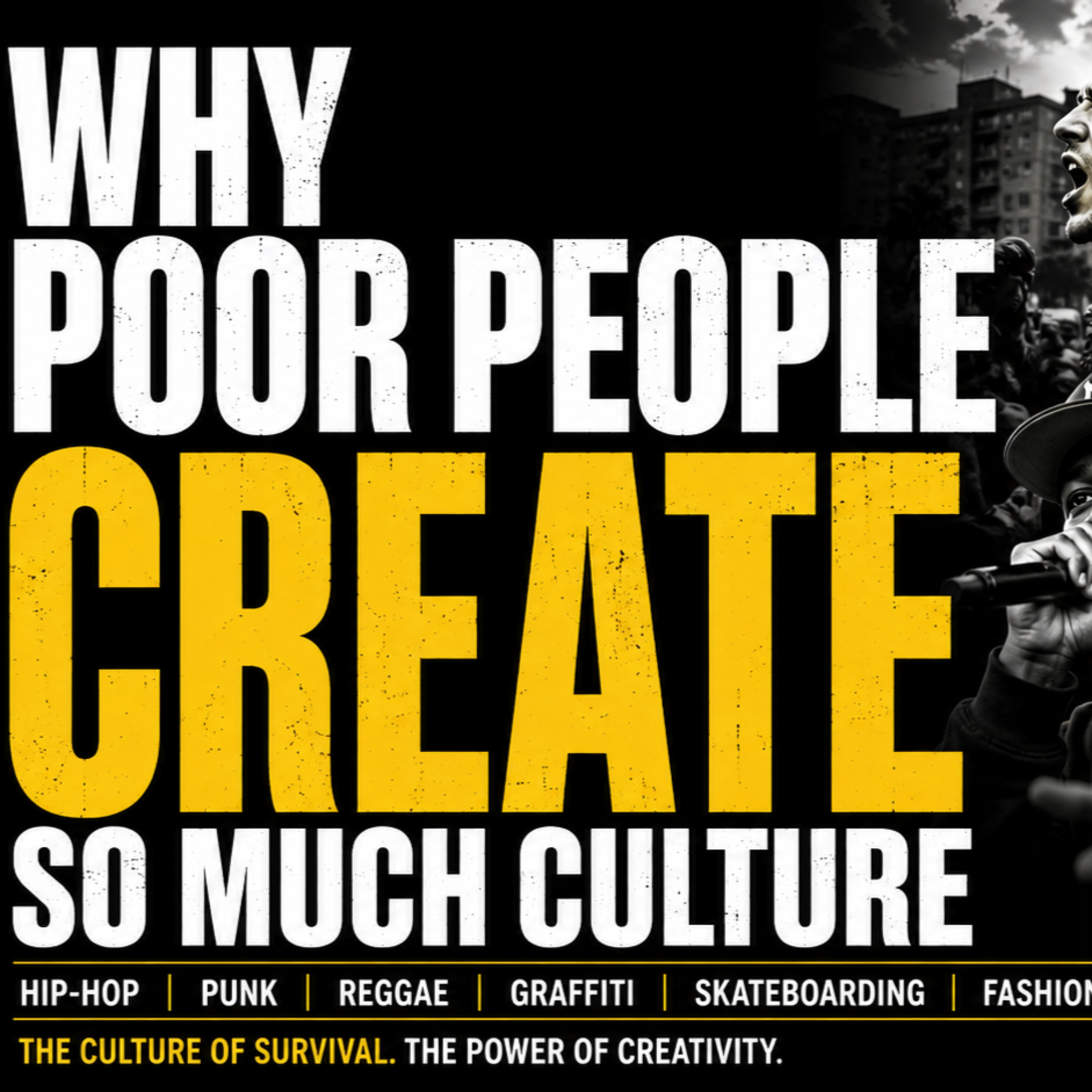 Why Poor People Create So Much Culture: How Subcultures Redefine Modern Culture