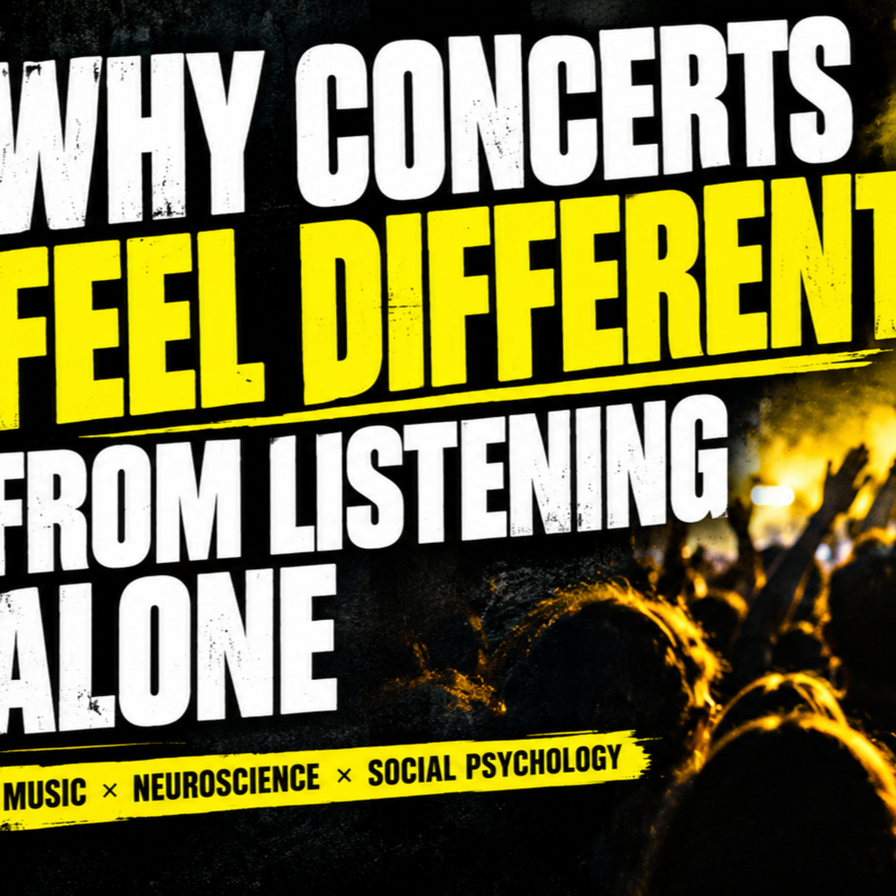 Why Your Heart Syncs at Concerts: The Shared Science of Live Music