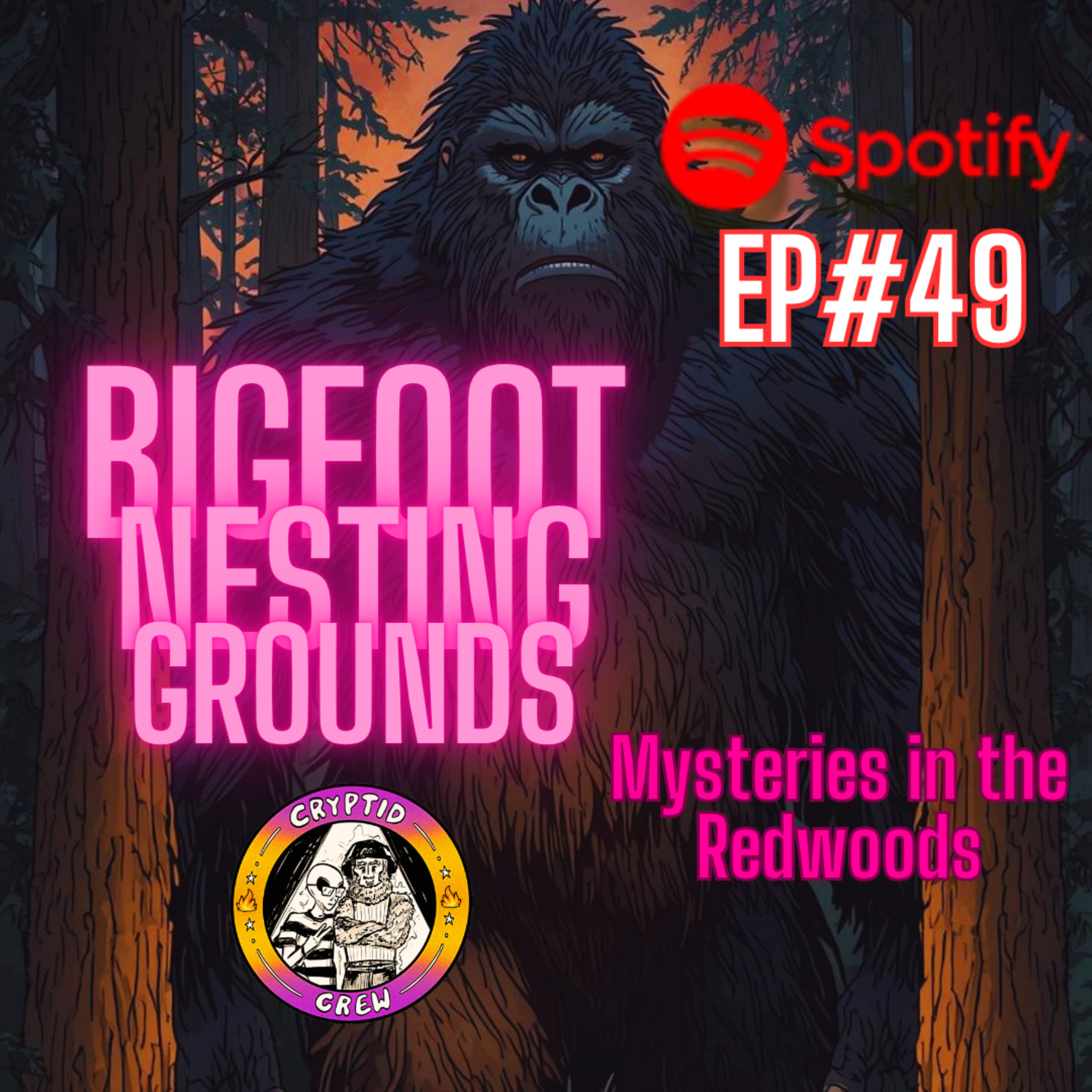 Bigfoot Nesting Grounds - Mysteries in the Redwoods episode artwork