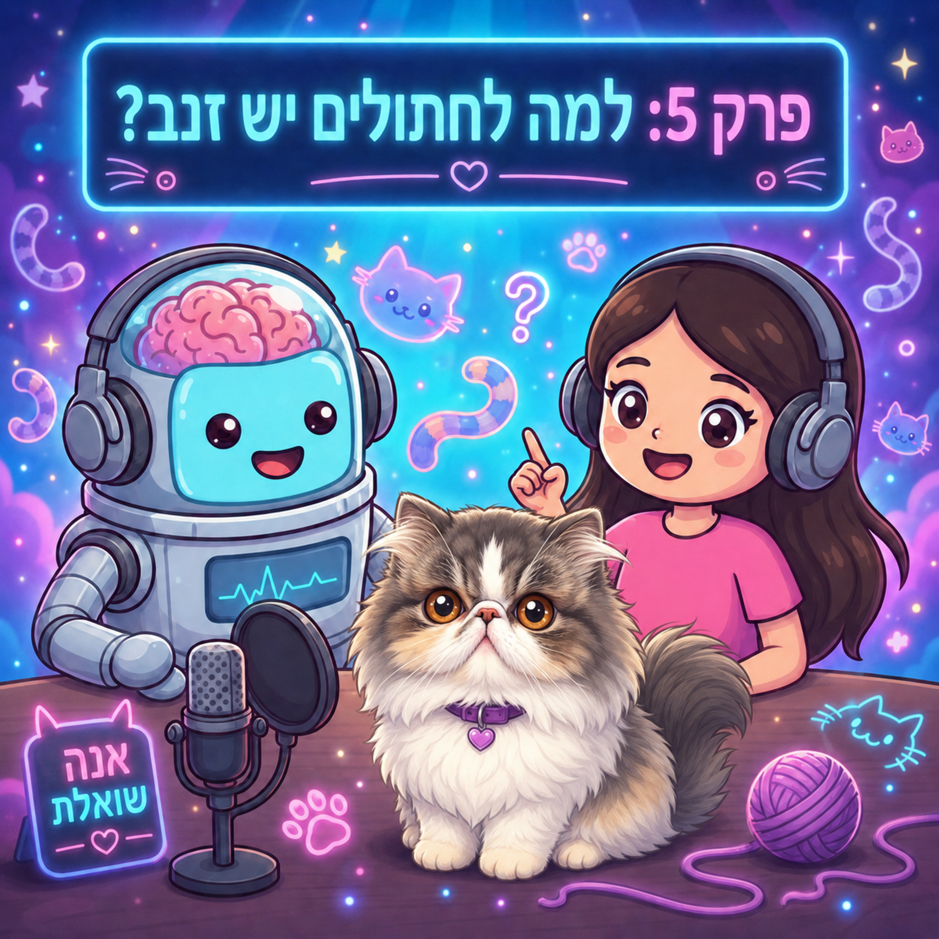 פרק 5: למה לחתולים יש זנב? episode artwork