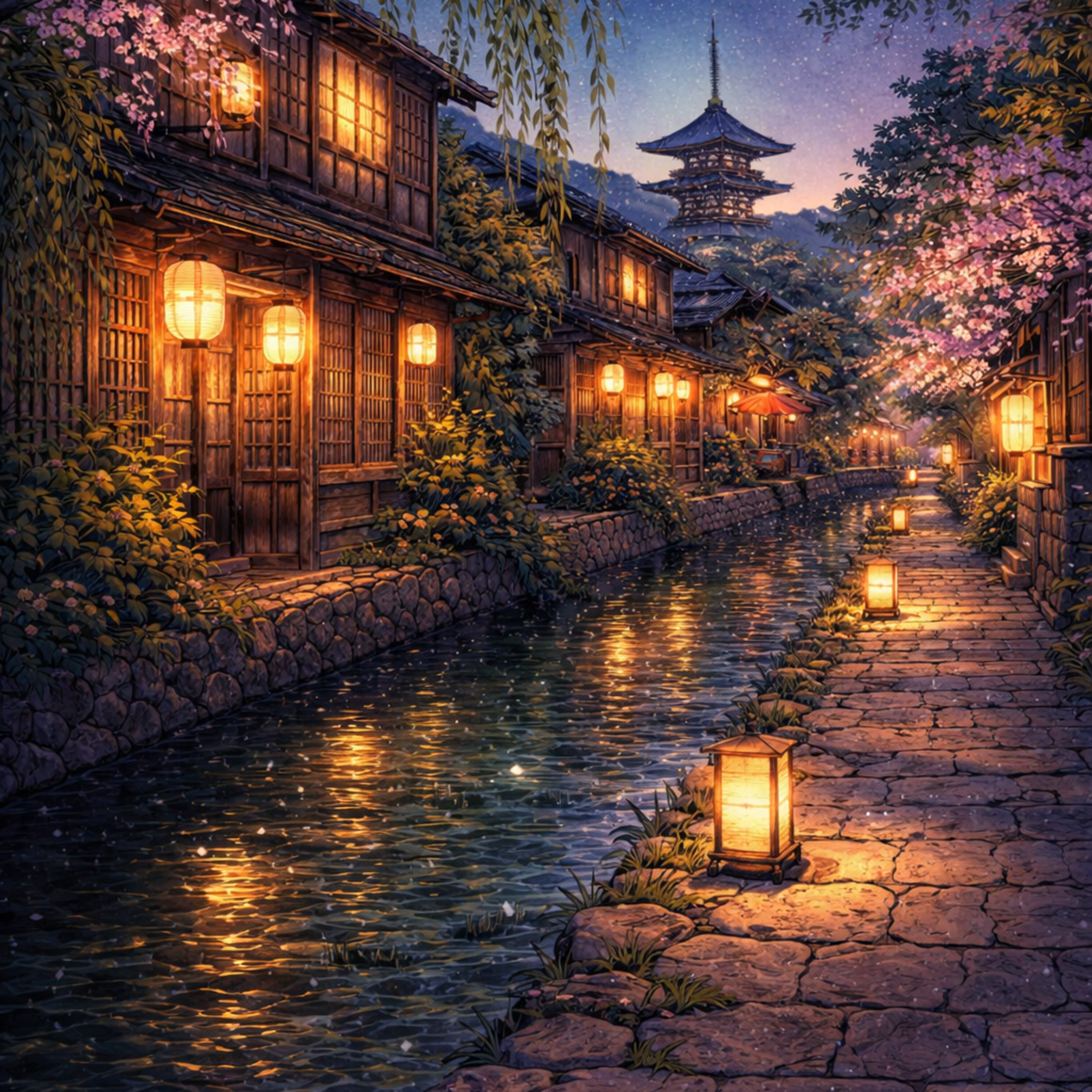 Night Walk Sleep Story Through Kyoto's Quiet Streets  episode artwork