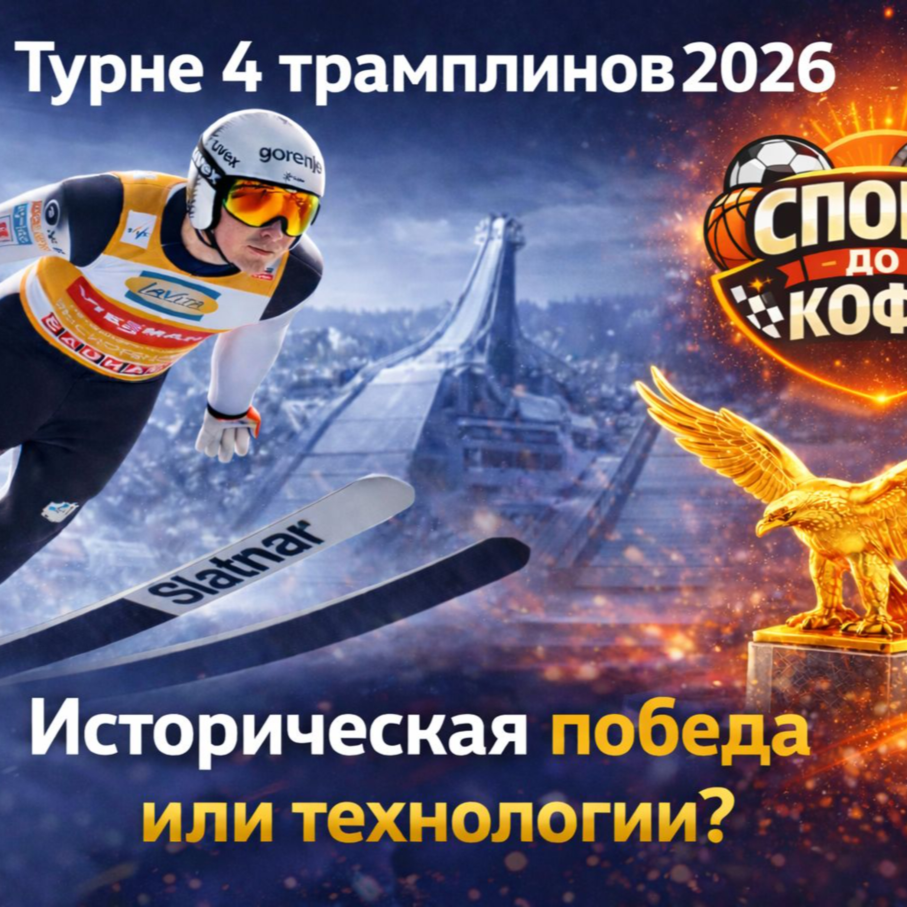 Турне 4 трамплинов 2026: Историческая победа Домена Превца и тонкая грань между спортом и технологическим соблазном episode artwork