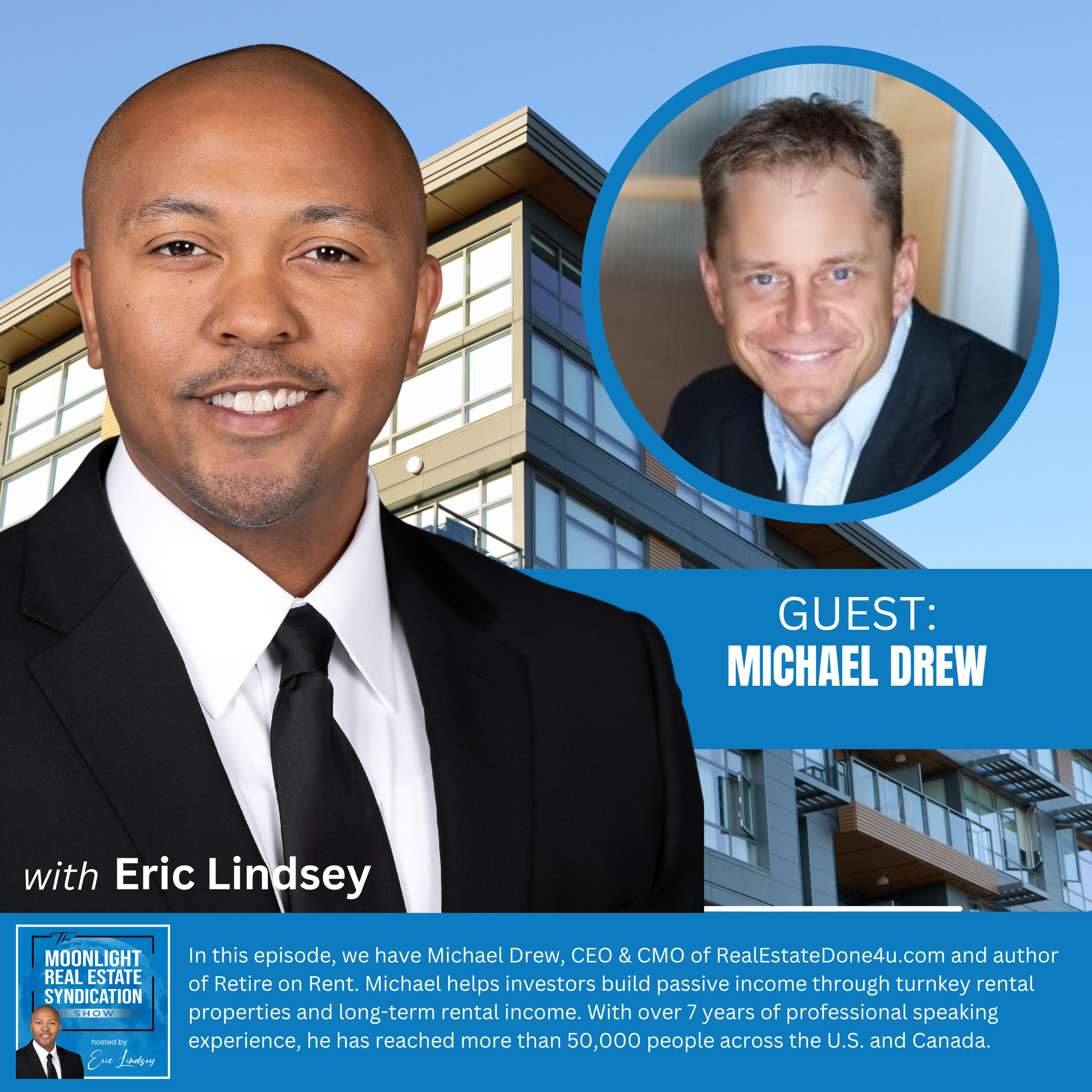 How Turnkey Real Estate Can Create Passive Income for Retirement | MICHAEL DREW episode artwork