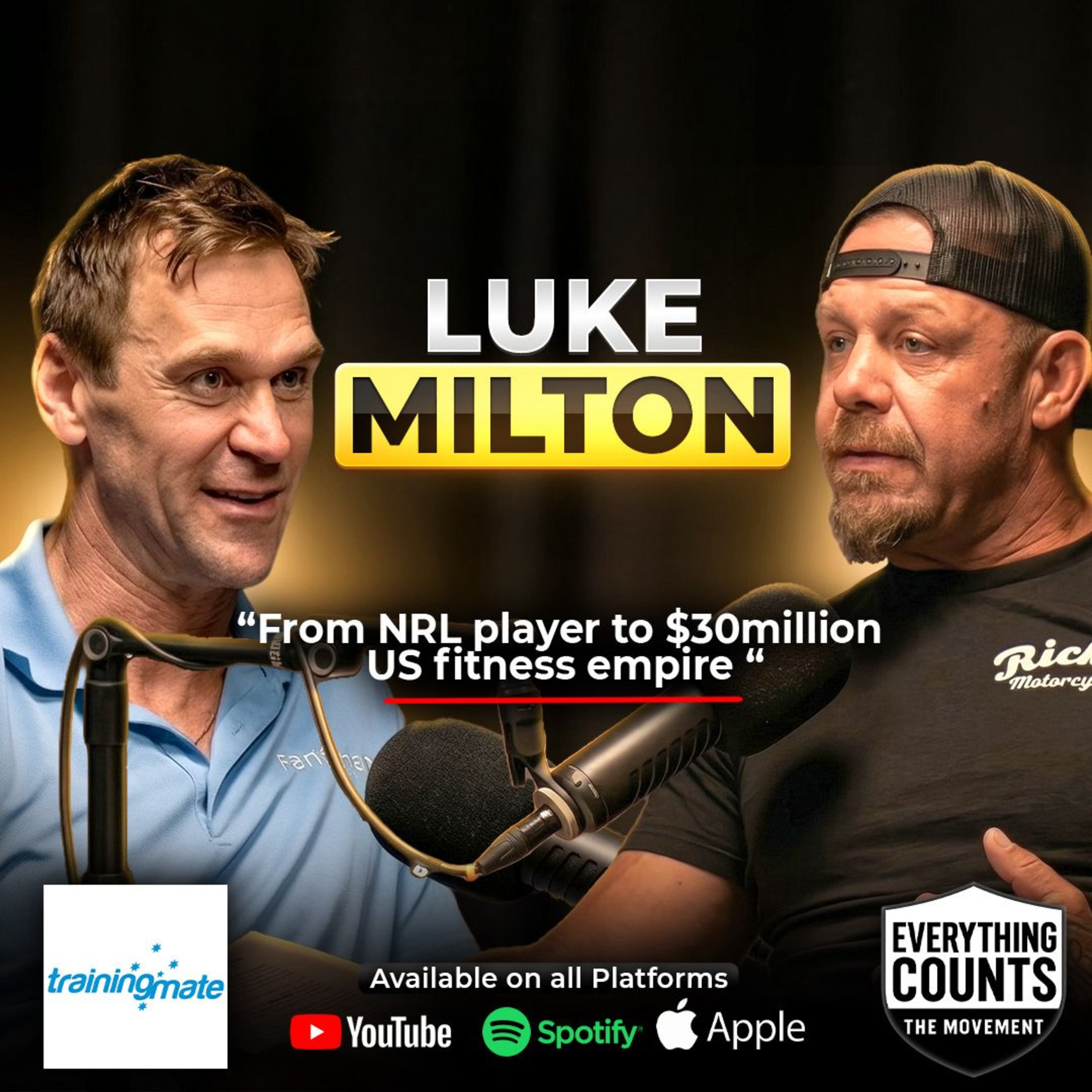 EP 13 | From NRL to Hollywood: Luke Milton on Reinventing Success, Discipline & Building a $30M Fitness Empire episode artwork