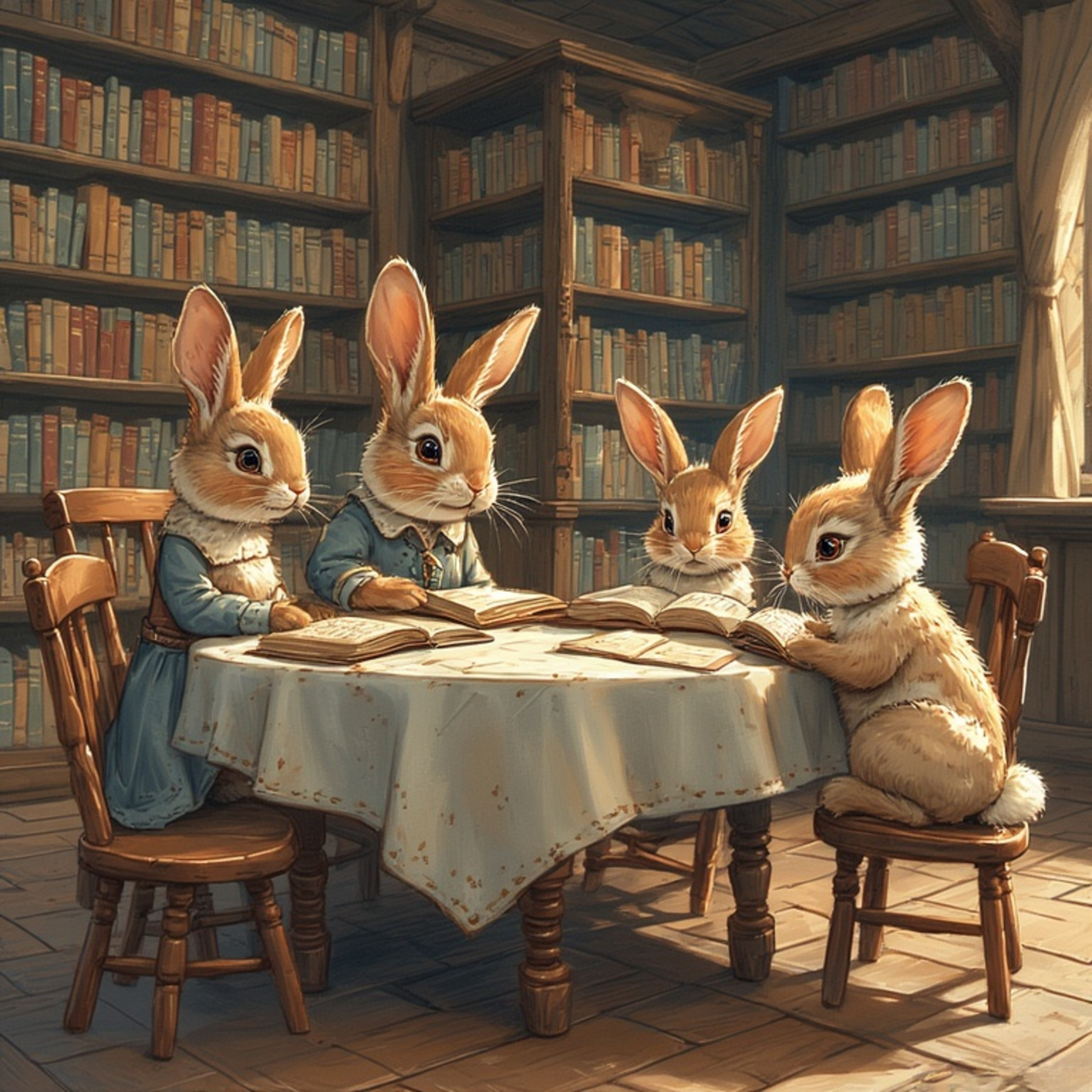 The quiet corner of the library: A calming sleep story episode artwork