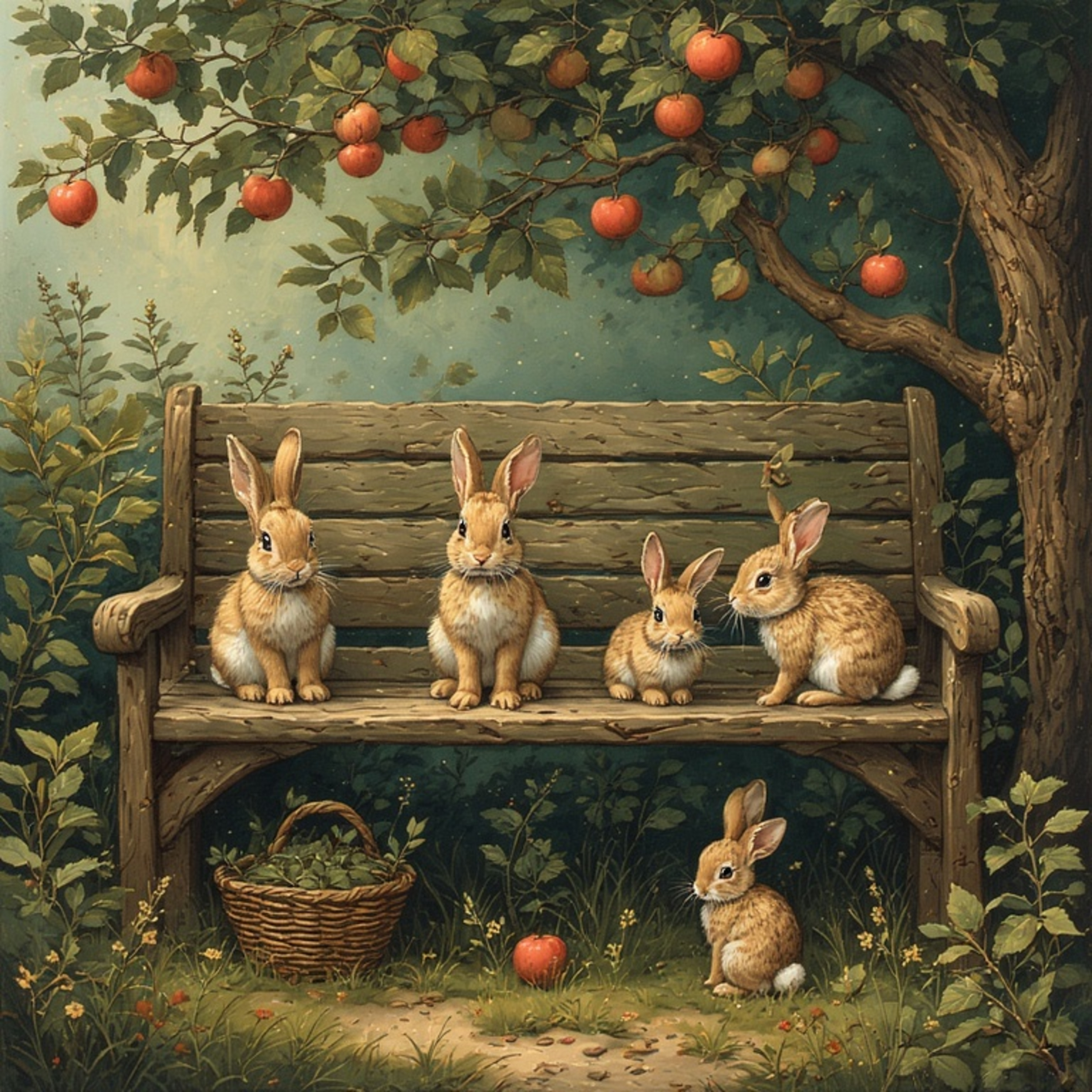 The wobbly garden bench: A calming sleep story episode artwork