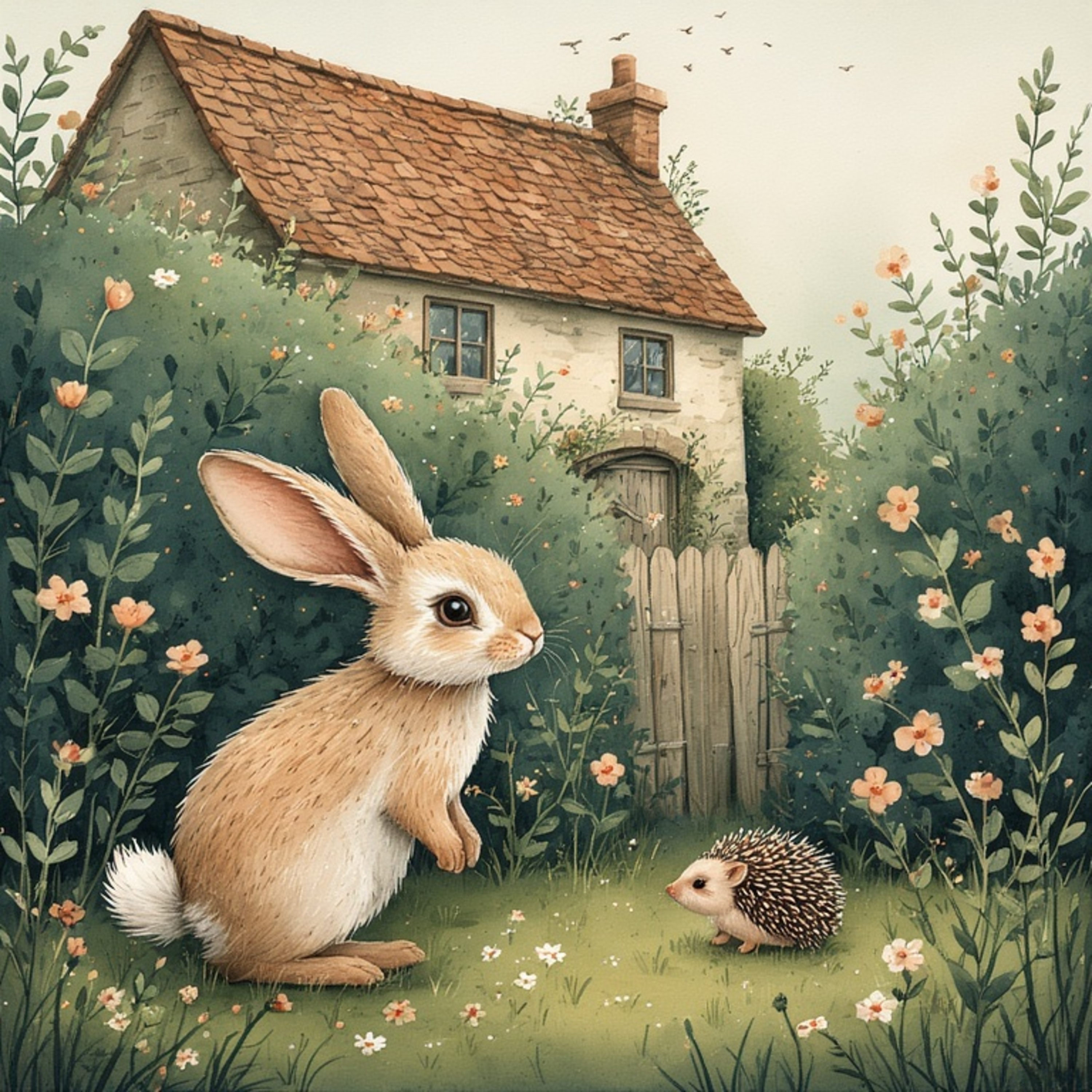 The garden shares its hedgerow: A calming sleep story episode artwork