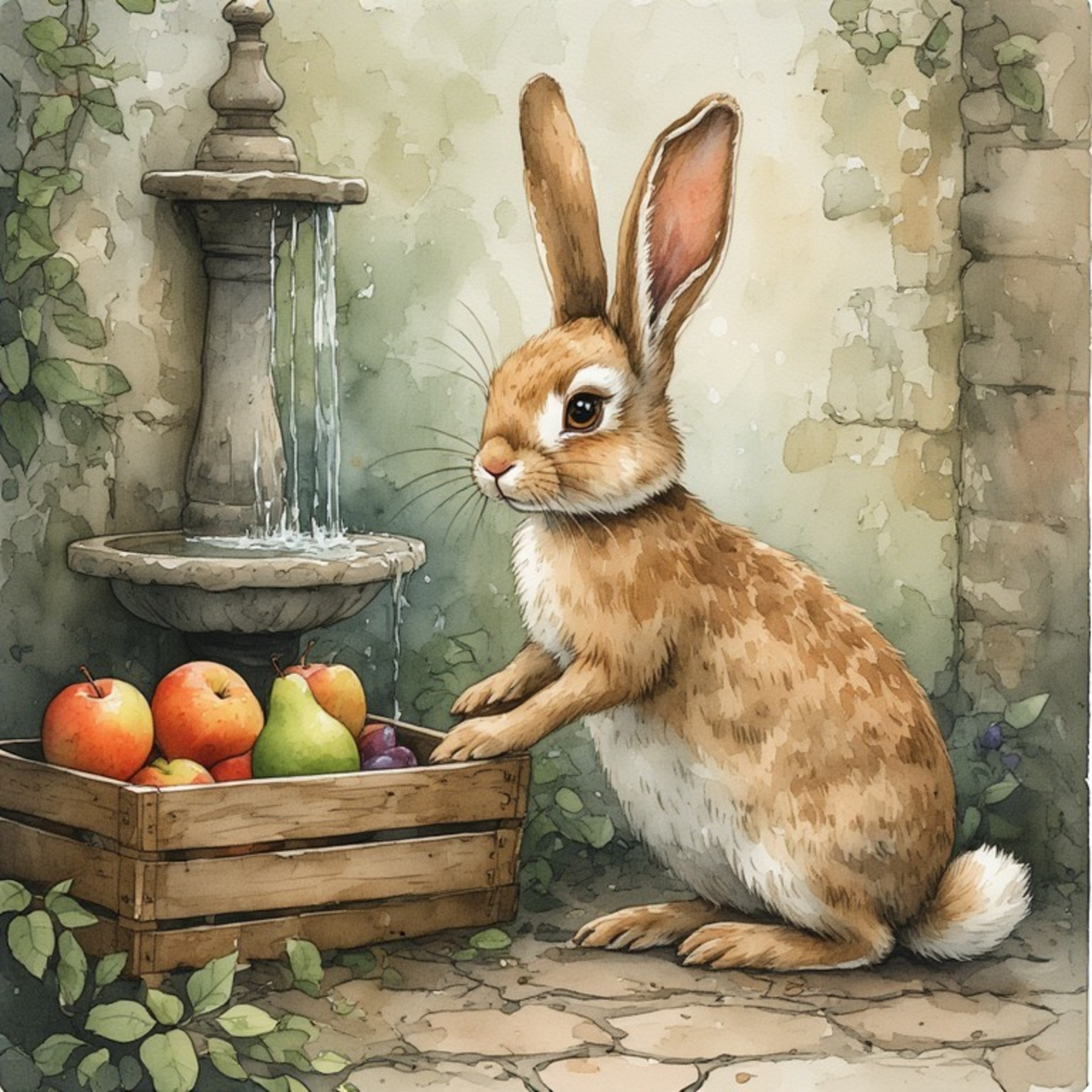 The crate by the fountain: A story to help you sleep episode artwork