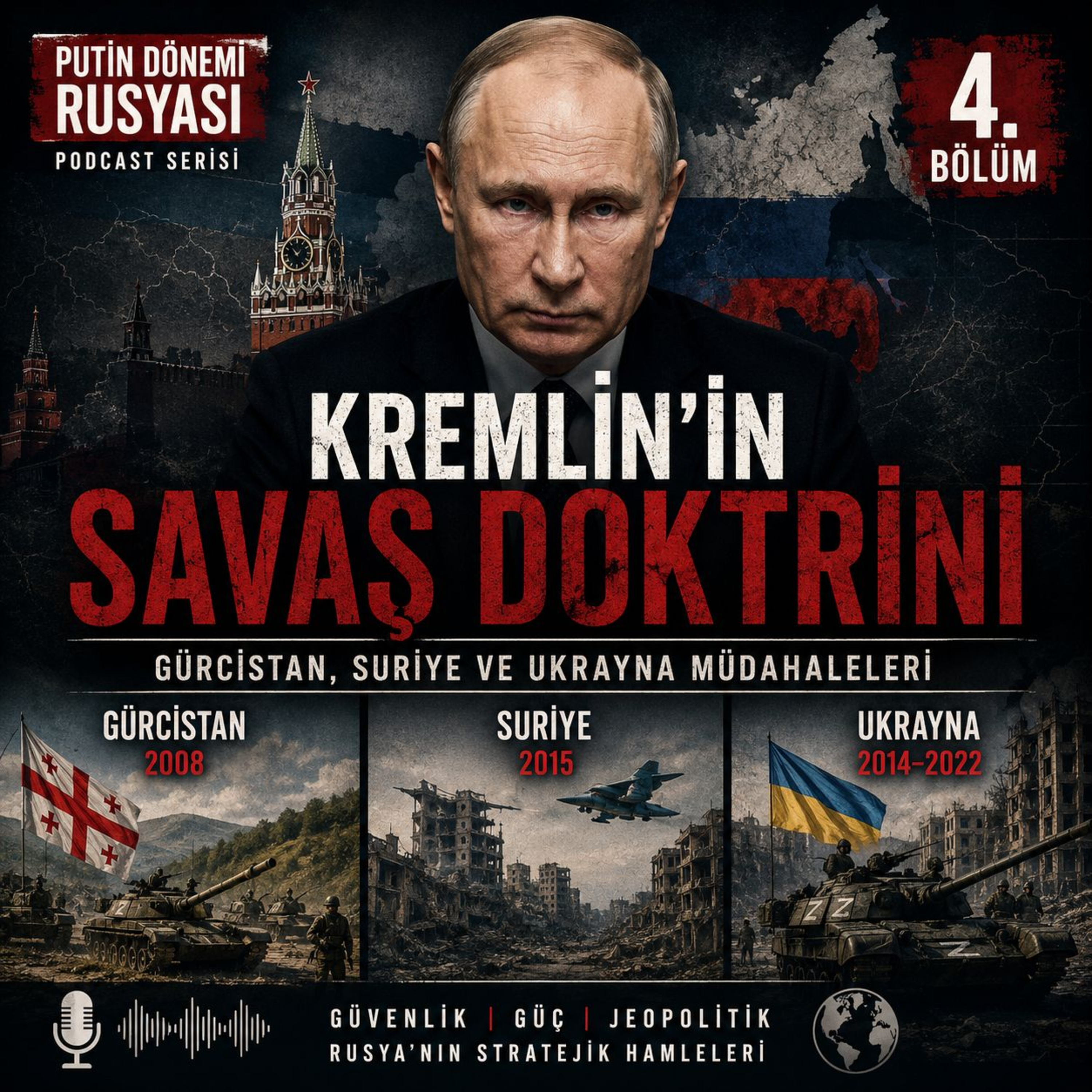 Kremlin’in Savaş Doktrini: Gürcistan, Suriye ve Ukrayna Müdahaleleri | Putin Dönemi Rusyası 4. Bölüm
