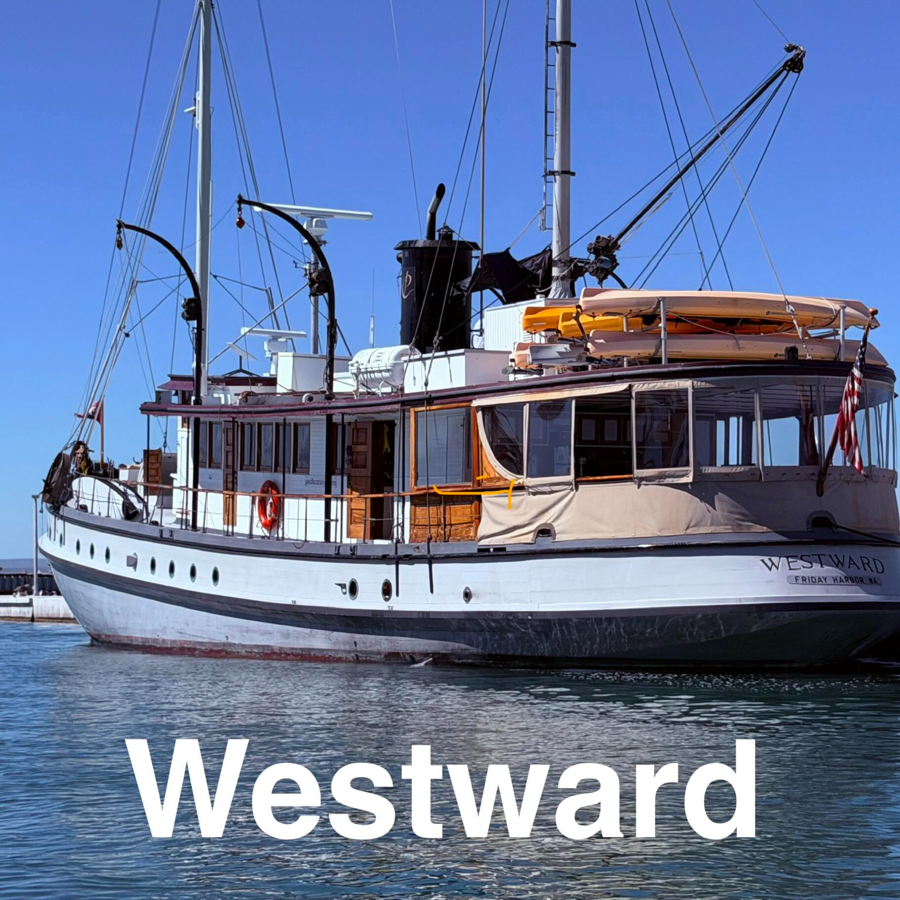 Meet ships Captain Casey Hurt, of a historic adventure yacht episode artwork