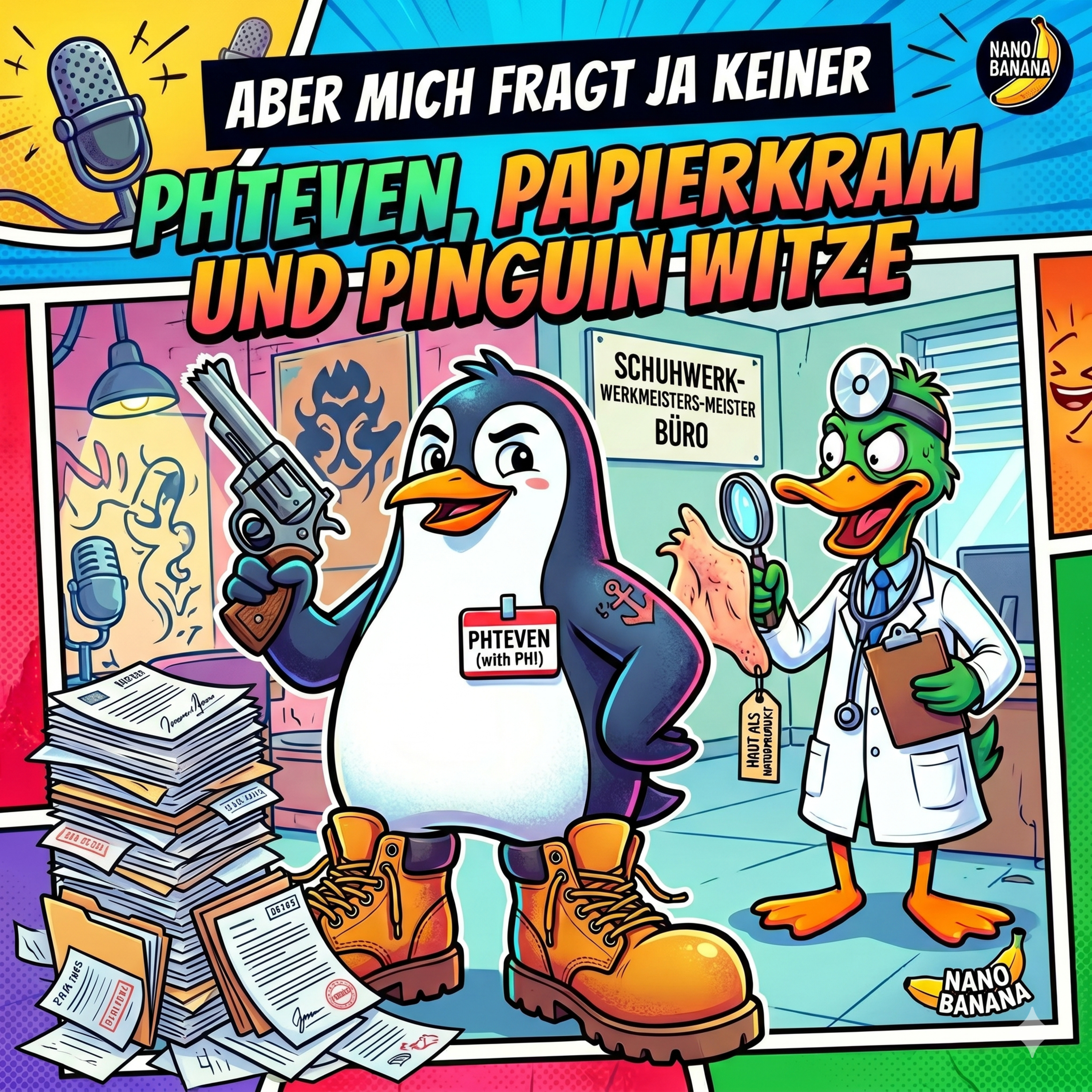 PHteven, Papierkram und Pinguin-Witze episode artwork