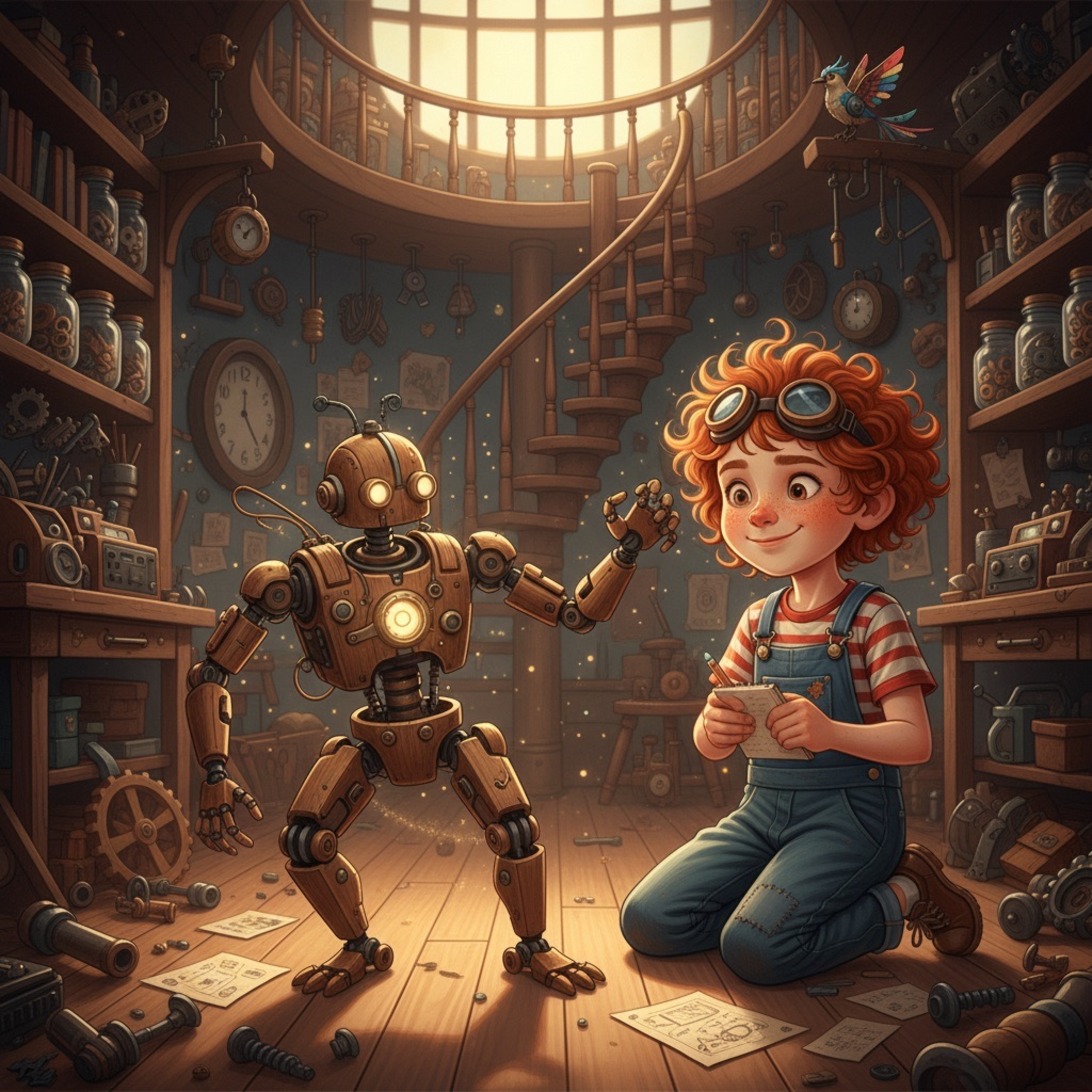 Felix Tinker and the Automaton's Whisper | A Bedtime Story for Mini Inventors episode artwork