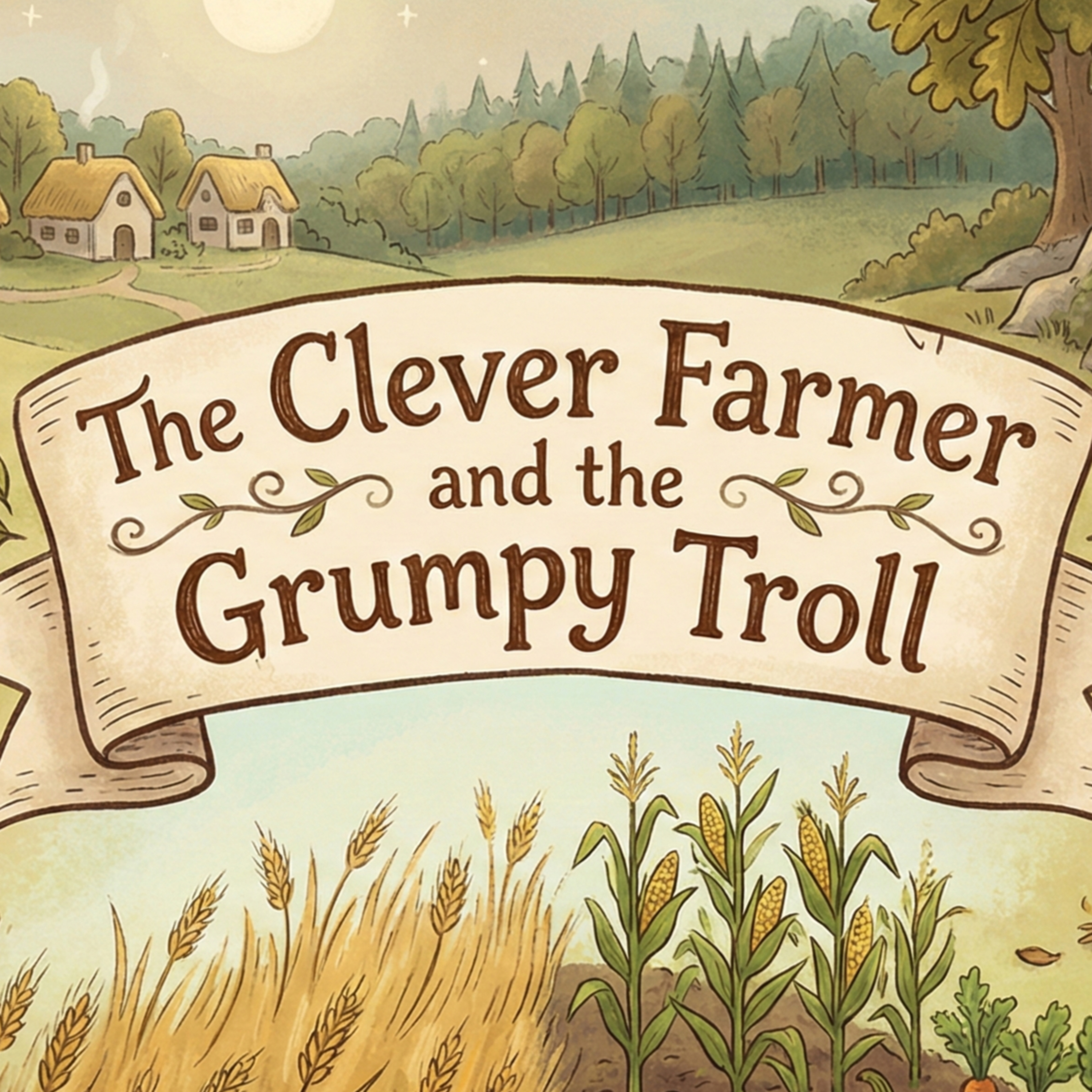 The Clever Farmer and the Grumpy Troll (Nordic folktale) episode artwork