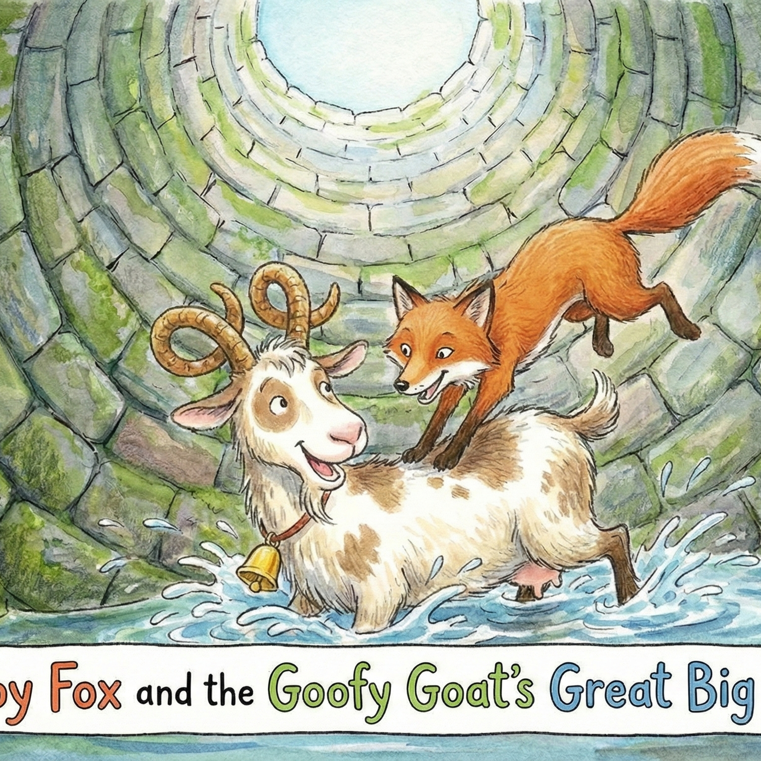 Barnaby Fox and the Goofy Goat's Great Big Splash (Ancient Indian Tale) episode artwork